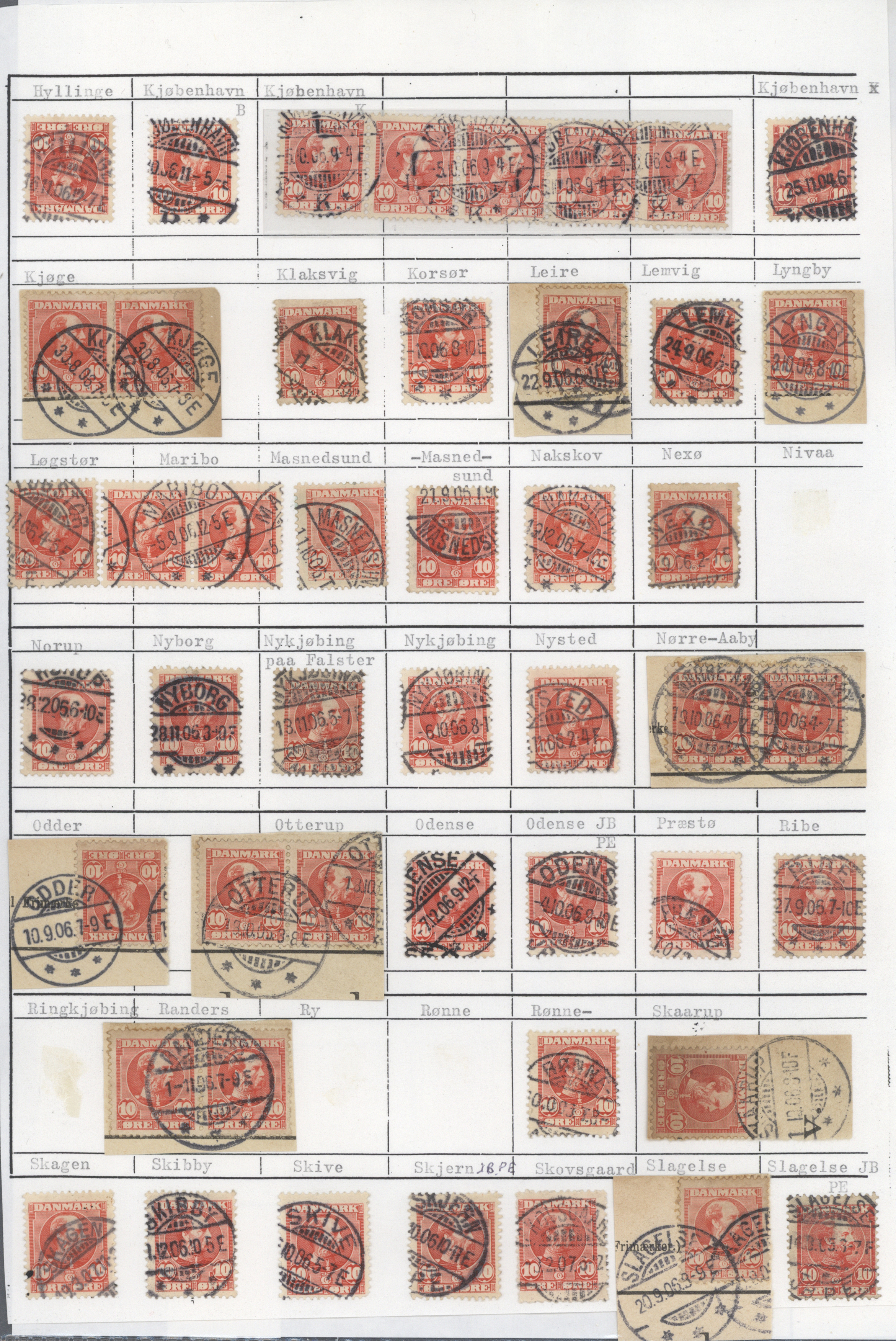 Lot 2026 - D√§nemark - Stempel - Auction #211 Lot 2026 - D√§nemark - Stempel - Auction #211