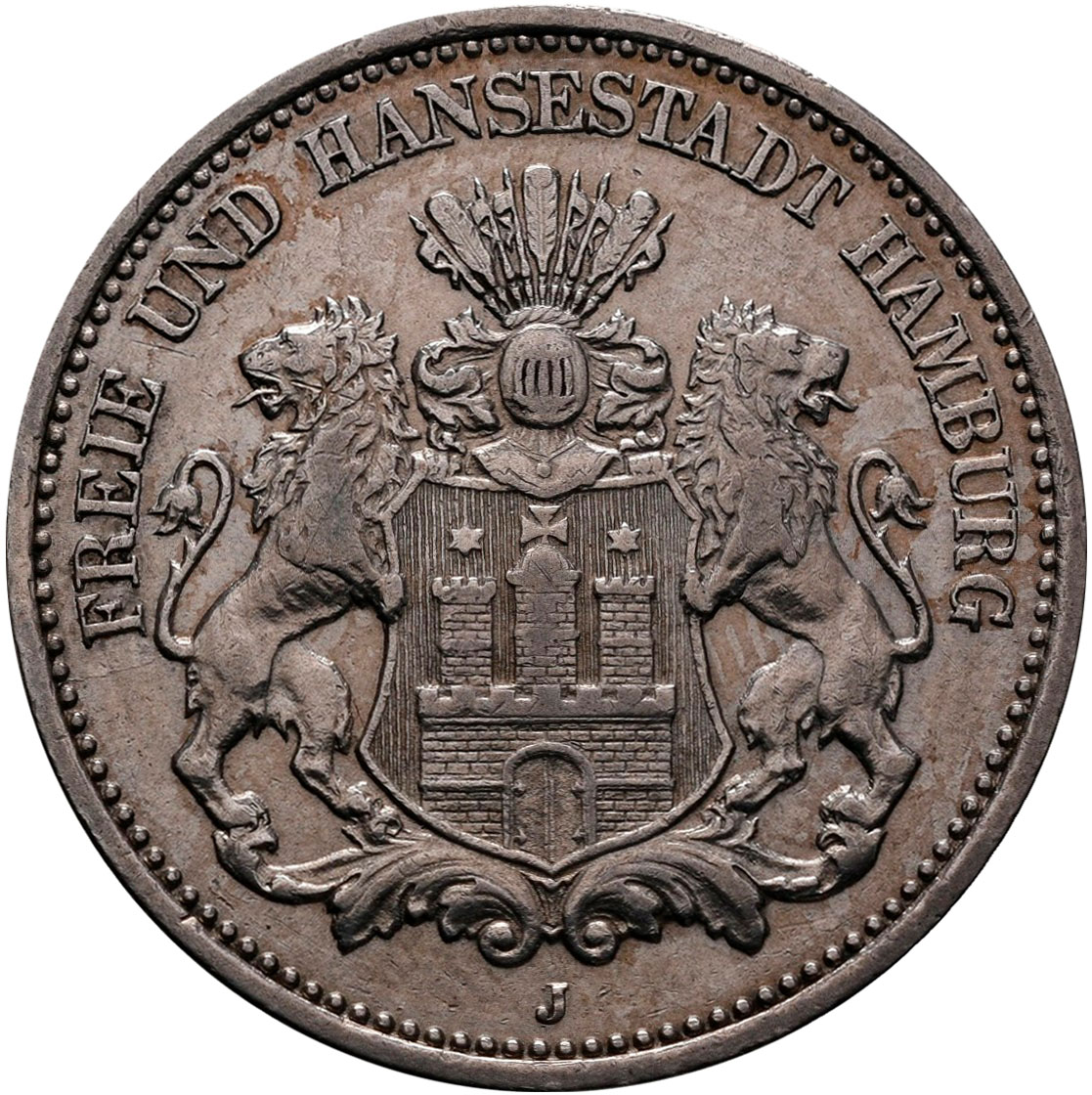 Lot 311 - Hamburg | Umlaufmünzen 2 Mark bis 5 Mark - Deutsches Kaiserreich  -  Auktionshaus Christoph Gärtner GmbH & Co. KG 58th AUCTION - Day 1