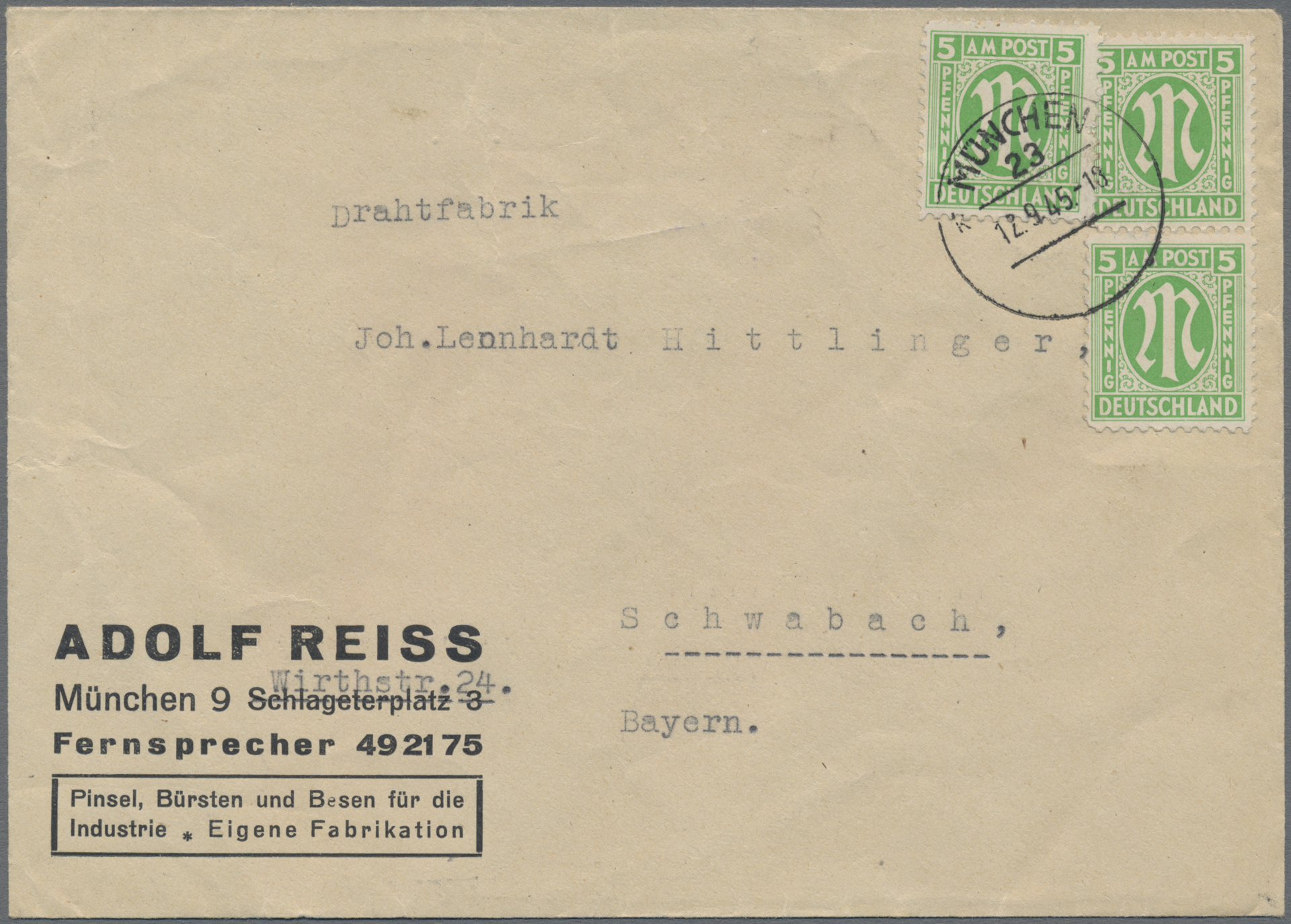 Lot 11774 - bizone - Auktionshaus Christoph Gärtner GmbH & Co. KG 57th AUCTION - Day 5 Lot 11774 - bizone - Auktionshaus Christoph Gärtner GmbH & Co. KG 57th AUCTION - Day 5