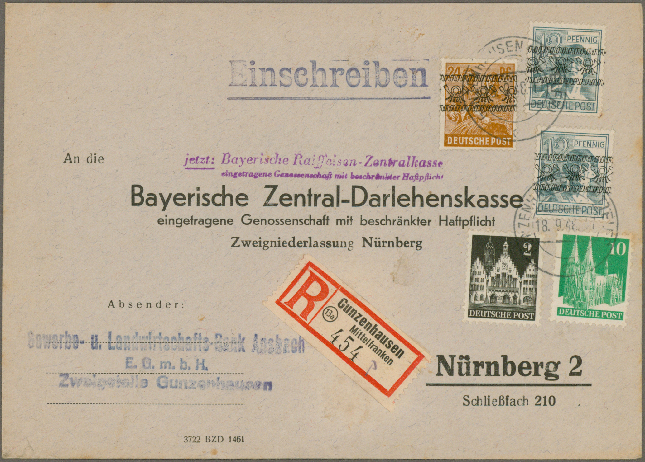 Lot 11803 - bizone  -  Auktionshaus Christoph Gärtner GmbH & Co. KG 57th AUCTION - Day 5