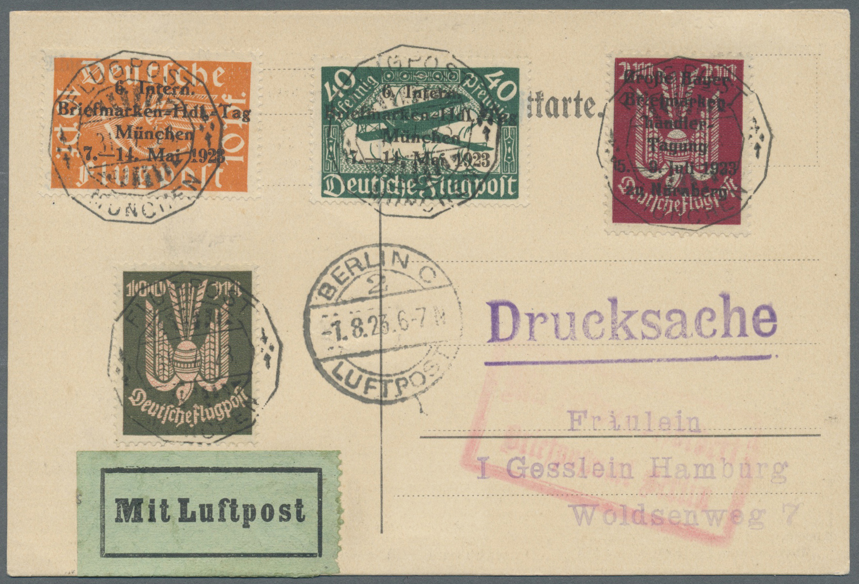 Stamp Auction Thematik Philatelie Tag der Briefmarke / stamp days