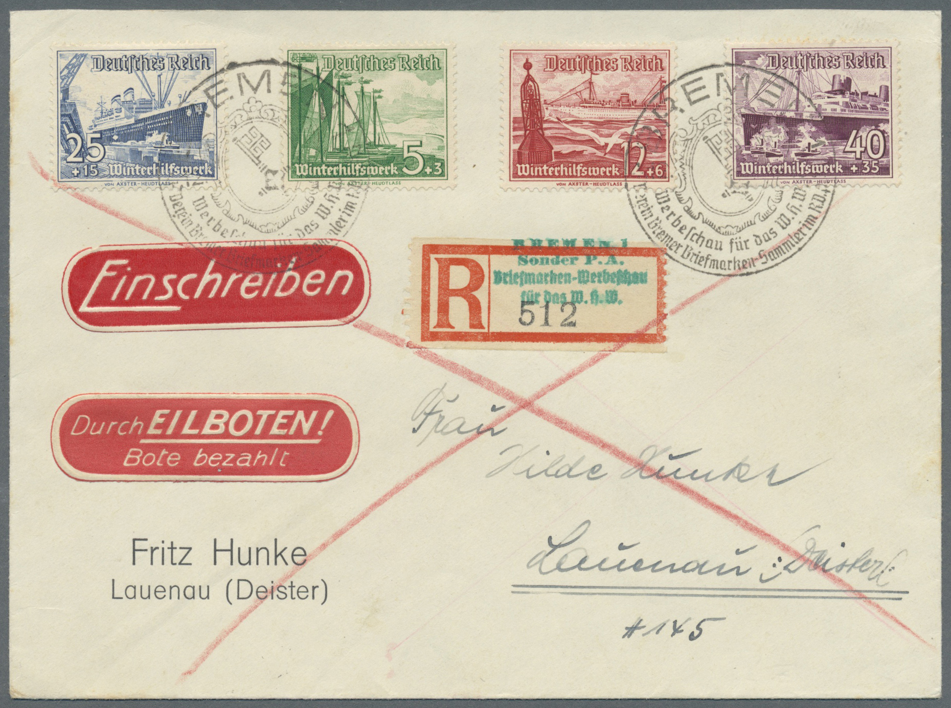 Stamp Auction Thematik Philatelie Tag der Briefmarke / stamp days