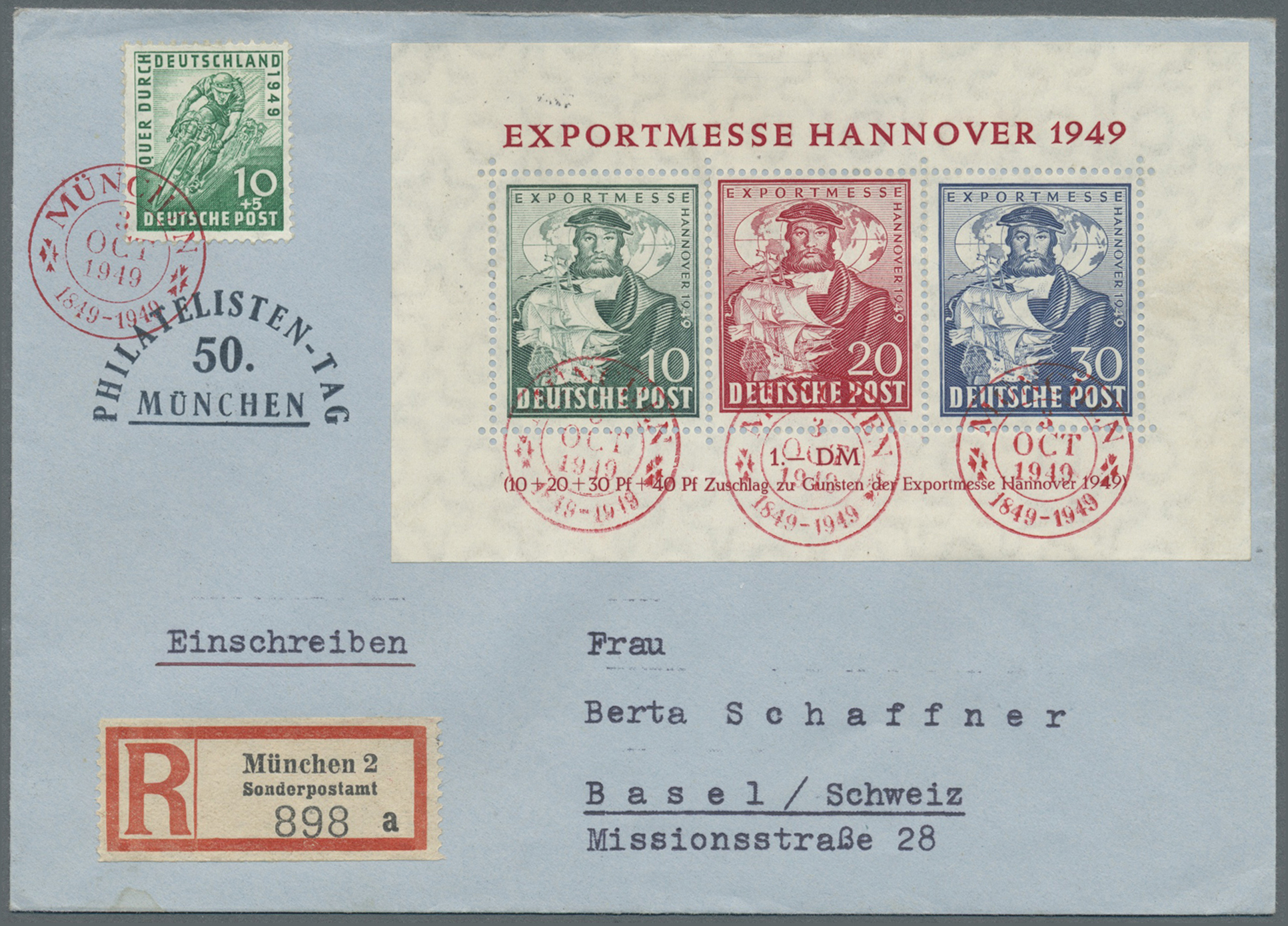Stamp Auction Thematik Philatelie Tag der Briefmarke / stamp days