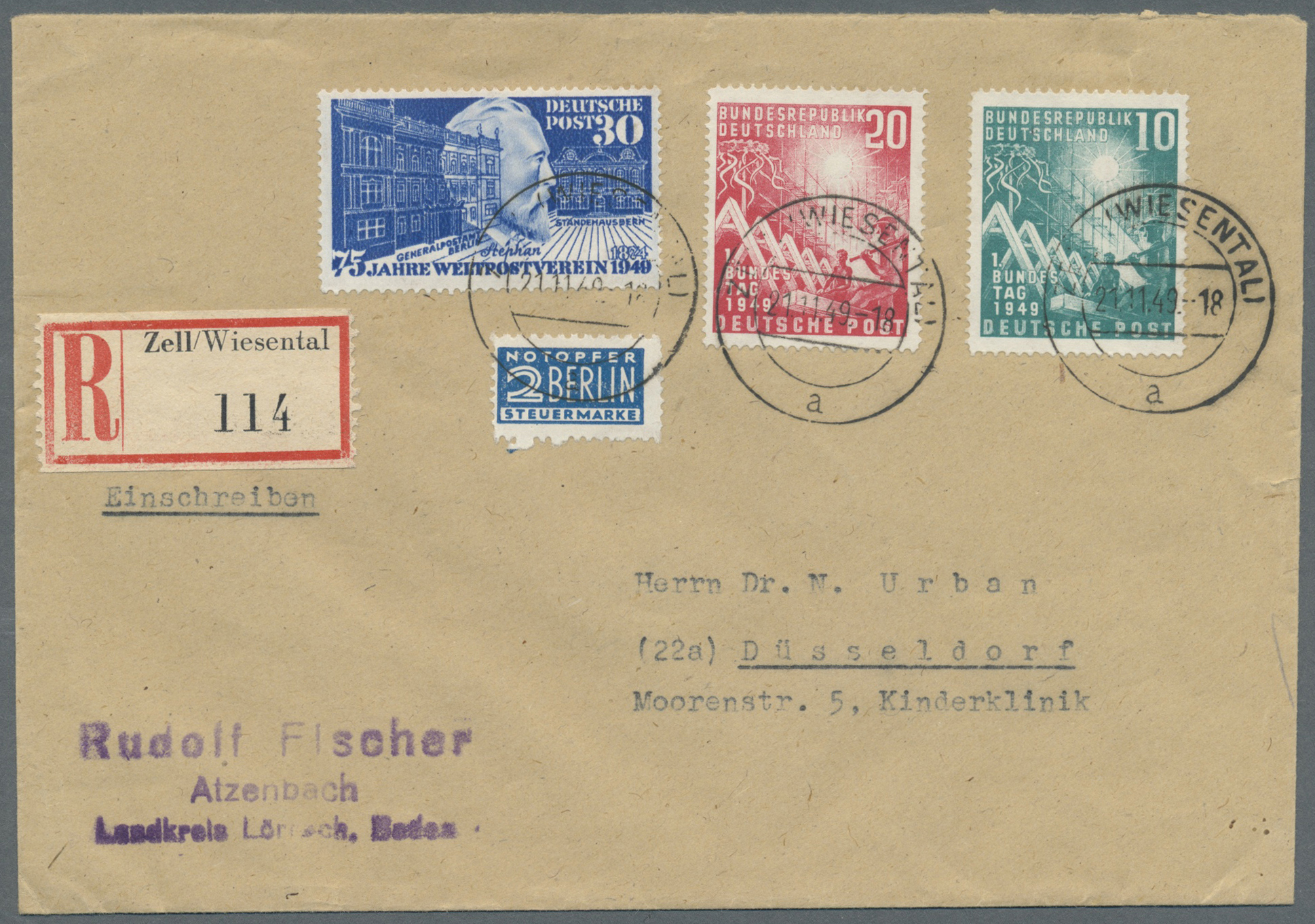 Stamp Auction Thematik Philatelie Tag der Briefmarke / stamp days