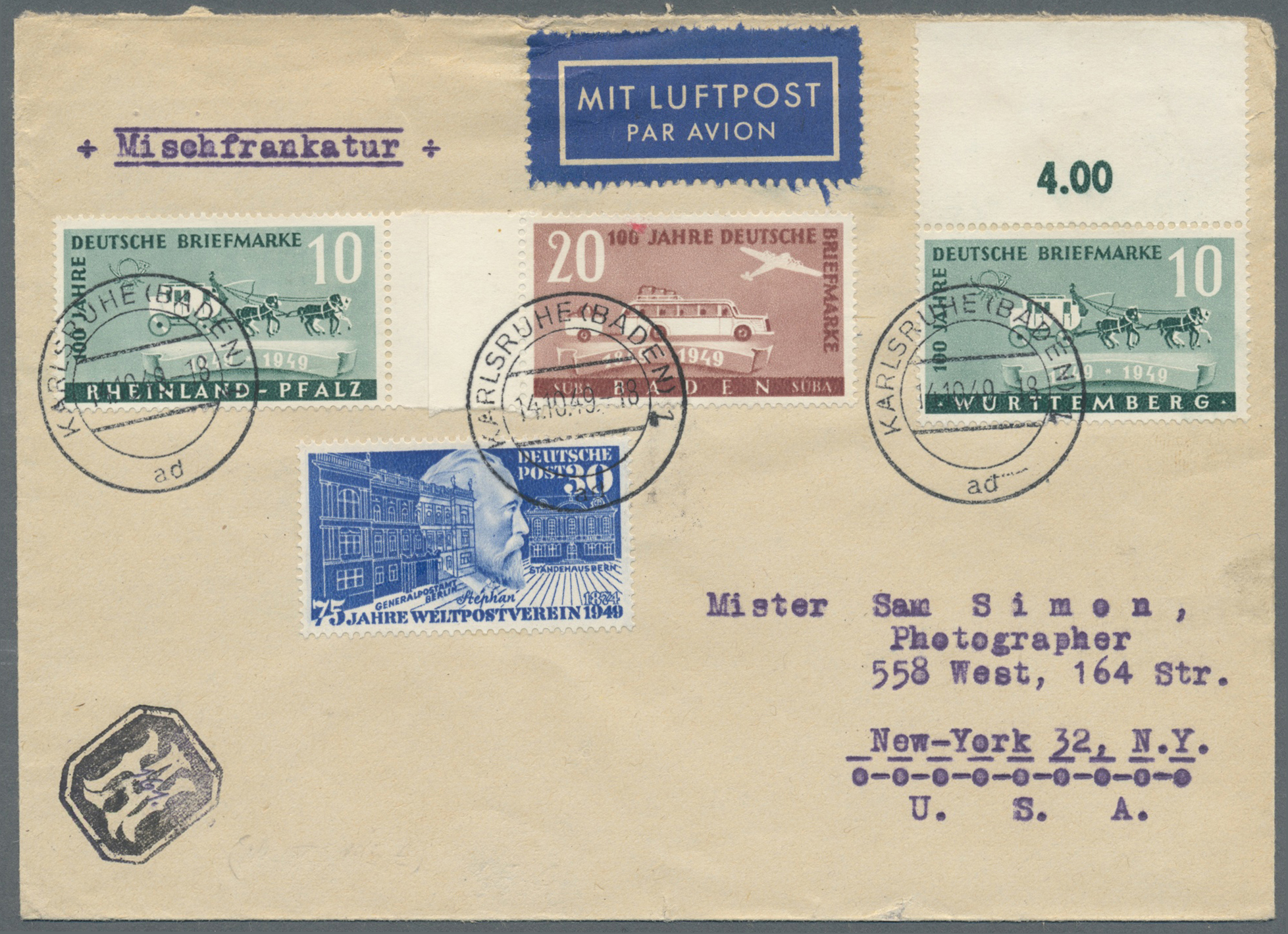 Stamp Auction Thematik Philatelie Tag der Briefmarke / stamp days