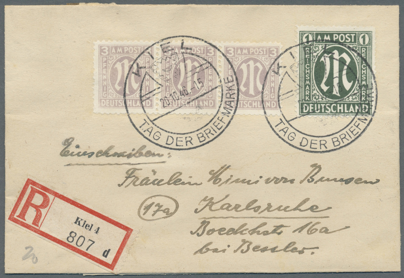 Stamp Auction Thematik Philatelie Tag der Briefmarke / stamp days