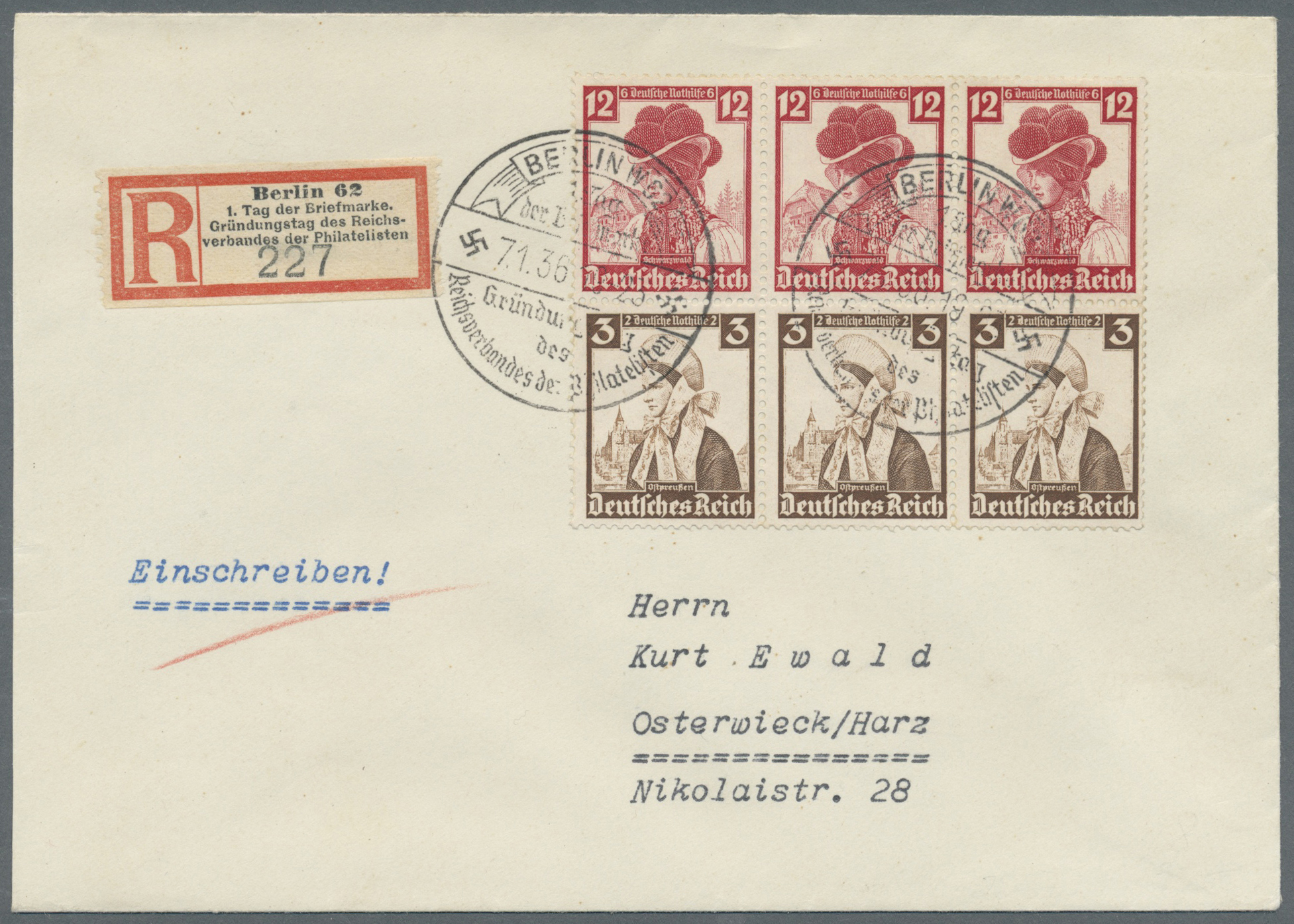 Stamp Auction Thematik Philatelie Tag der Briefmarke / stamp days