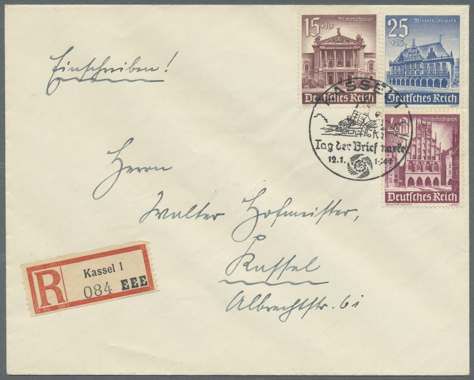 Stamp Auction Thematik Philatelie Tag der Briefmarke / stamp days