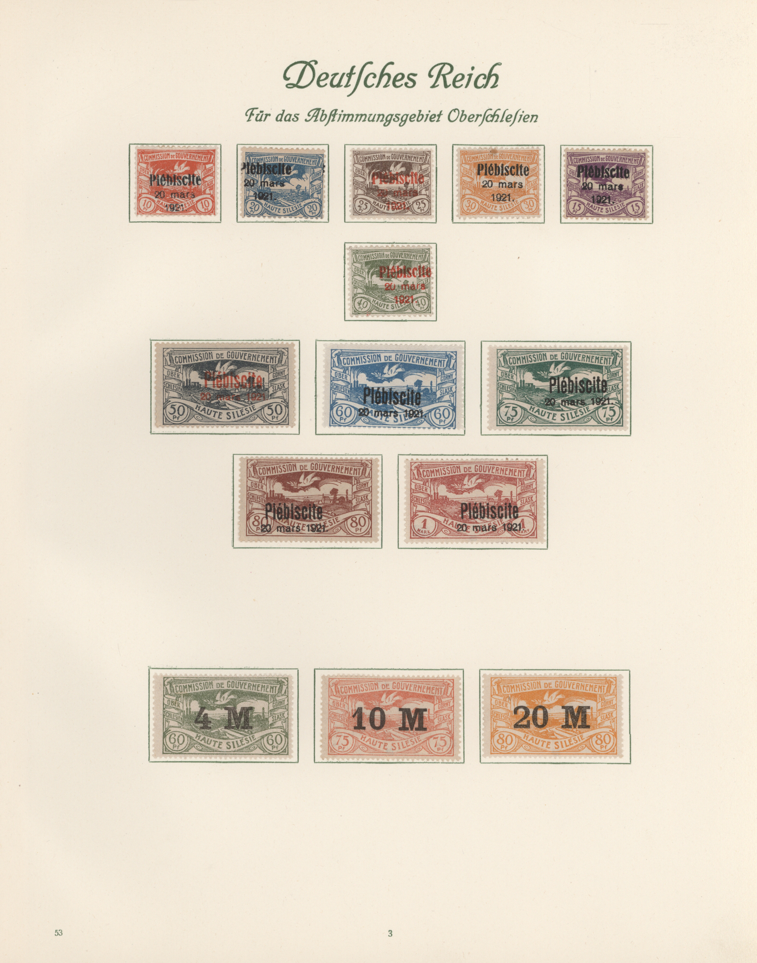 Lot 11021 - deutsche abstimmungsgebiete - Auktionshaus Christoph Gärtner GmbH & Co. KG 57th AUCTION - Day 5 Lot 11021 - deutsche abstimmungsgebiete - Auktionshaus Christoph Gärtner GmbH & Co. KG 57th AUCTION - Day 5