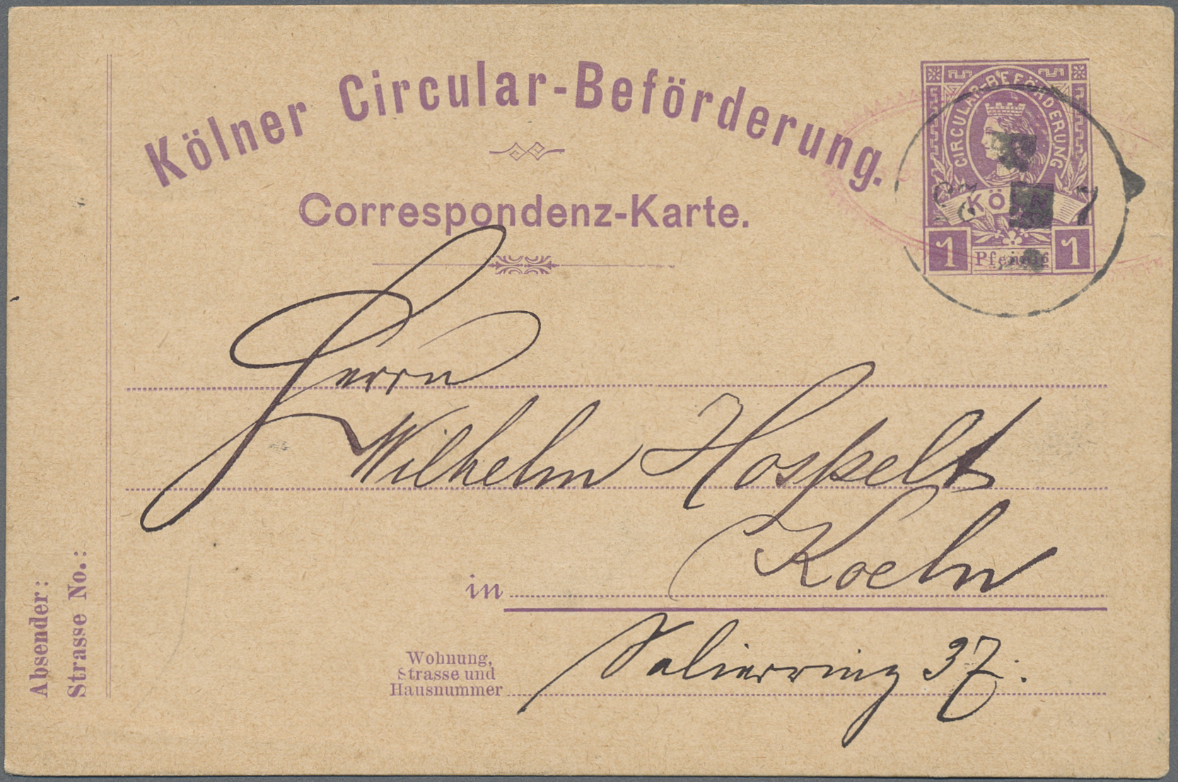 Lot 10377 - Deutsches Reich - Privatpost (Stadtpost)  -  Auktionshaus Christoph Gärtner GmbH & Co. KG 58th AUCTION - Day 3