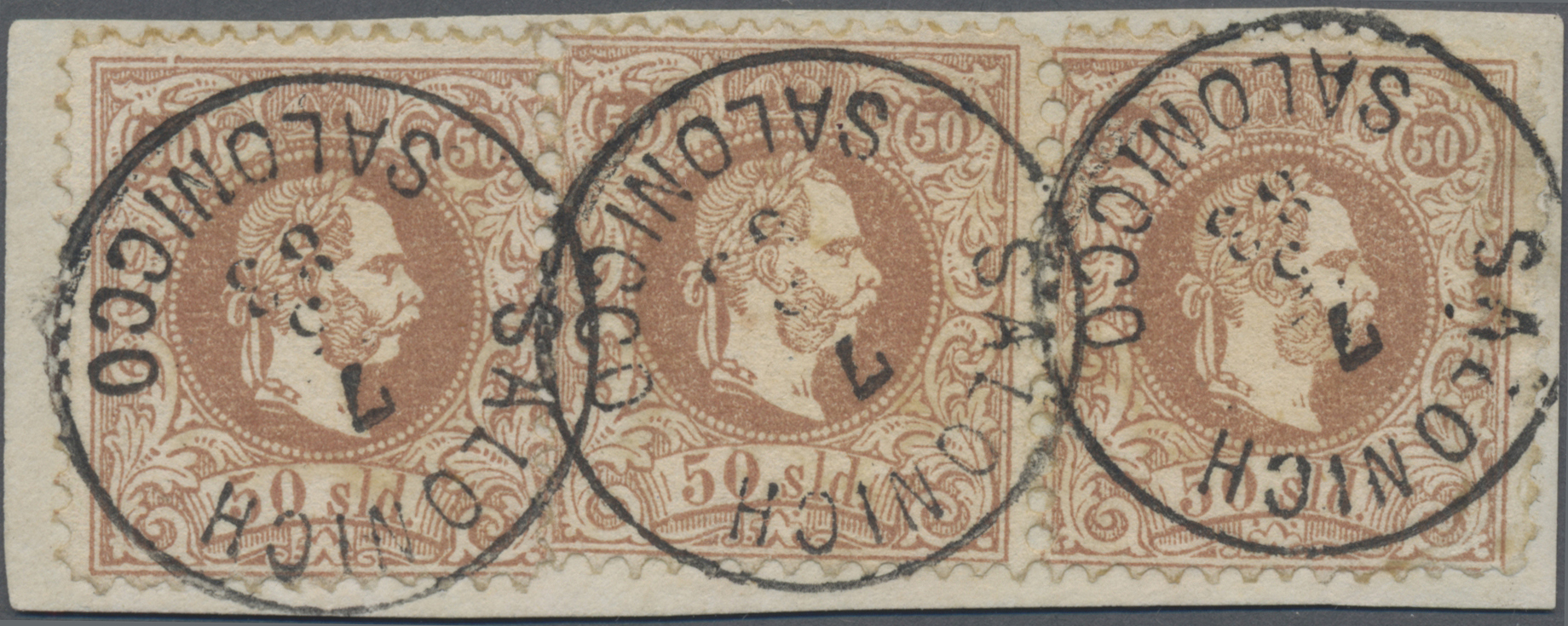 Lot 4163 - österreichische post in der levante  -  Auktionshaus Christoph Gärtner GmbH & Co. KG 54th AUCTION - Day 2