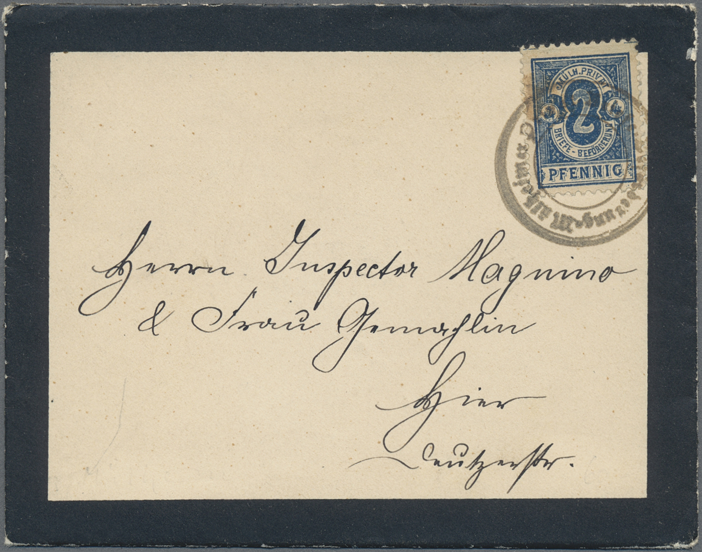 Lot 10430 - Deutsches Reich - Privatpost (Stadtpost) - Auktionshaus Christoph Gärtner GmbH & Co. KG 58th AUCTION - Day 3 Lot 10430 - Deutsches Reich - Privatpost (Stadtpost) - Auktionshaus Christoph Gärtner GmbH & Co. KG 58th AUCTION - Day 3