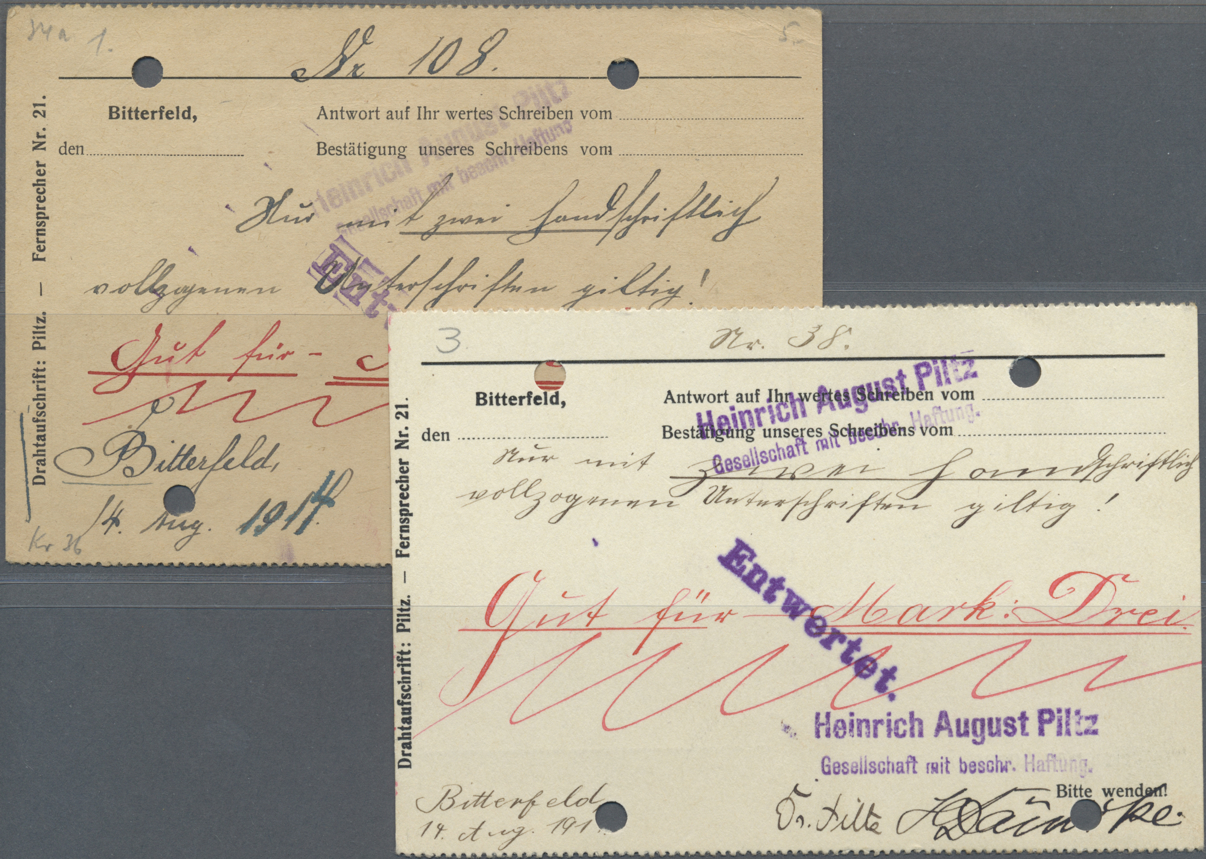 Stamp Auction Deutschland Notgeld Sachsen Anhalt Banknoten
