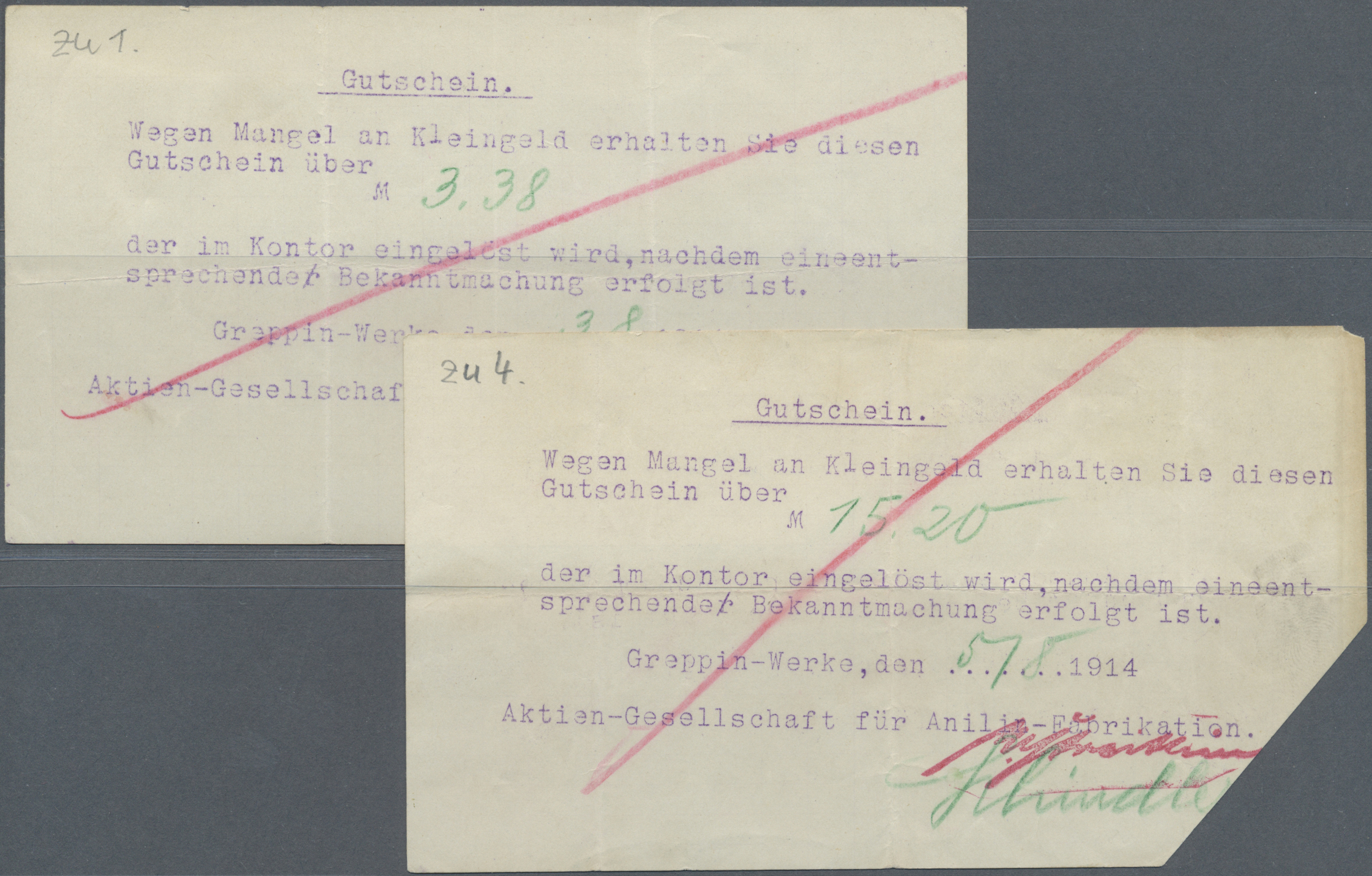 Coin Auction Deutschland Notgeld Sachsen Anhalt Banknoten