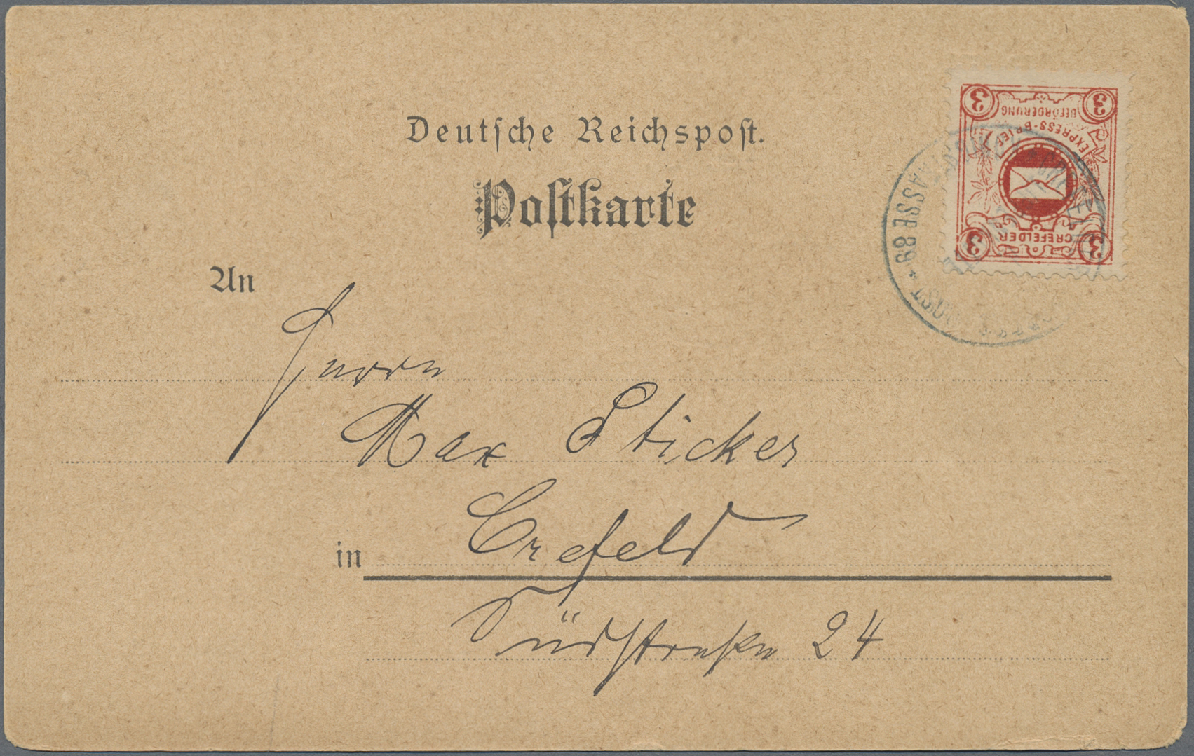 Lot 10386 - Deutsches Reich - Privatpost (Stadtpost)  -  Auktionshaus Christoph Gärtner GmbH & Co. KG 58th AUCTION - Day 3