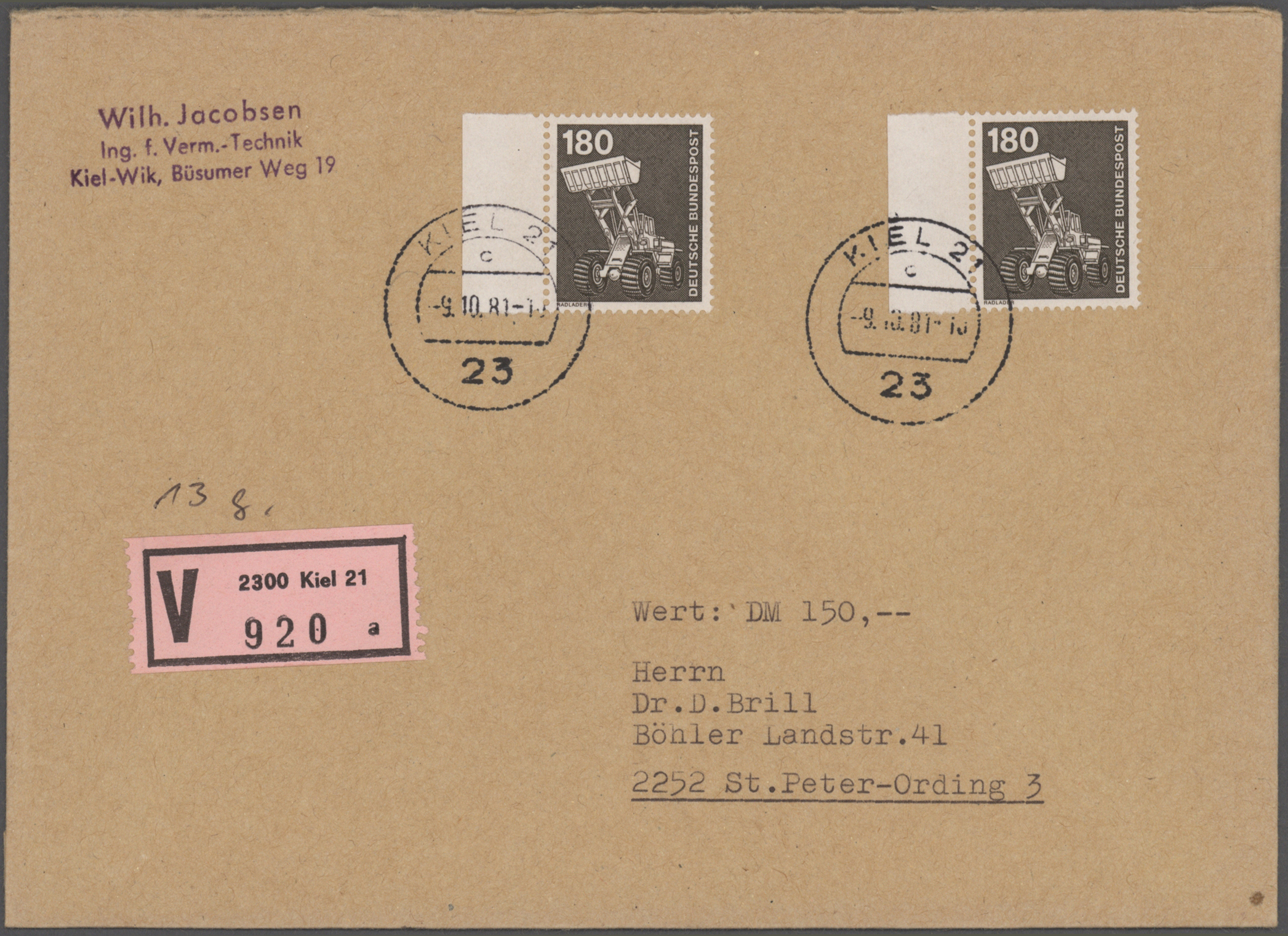 Lot 11968 - bundesrepublik deutschland - Auktionshaus Christoph Gärtner GmbH & Co. KG 57th AUCTION - Day 5 Lot 11968 - bundesrepublik deutschland - Auktionshaus Christoph Gärtner GmbH & Co. KG 57th AUCTION - Day 5