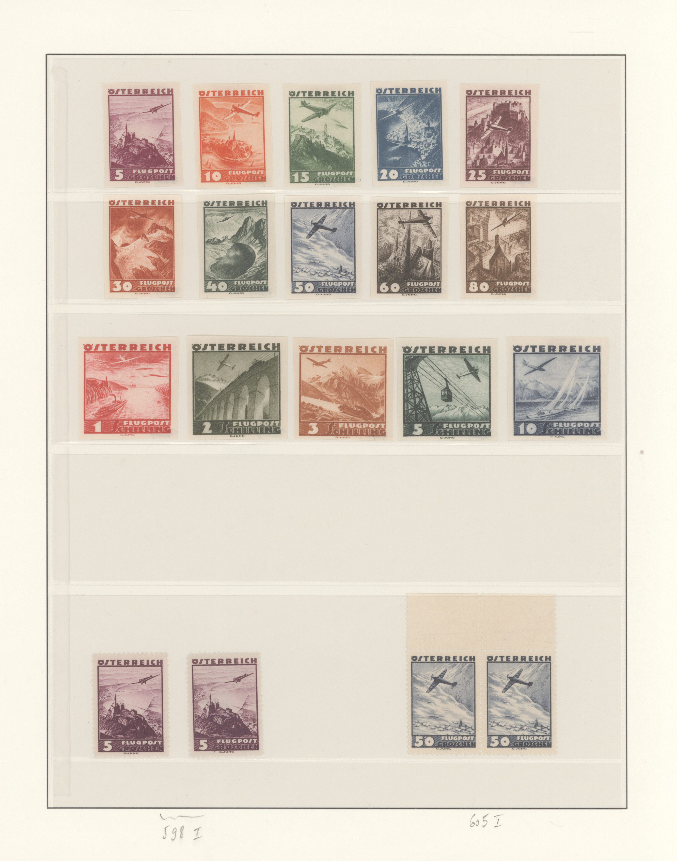 Lot 09551 - österreich - flugpost  -  Auktionshaus Christoph Gärtner GmbH & Co. KG 56th AUCTION - Day 4