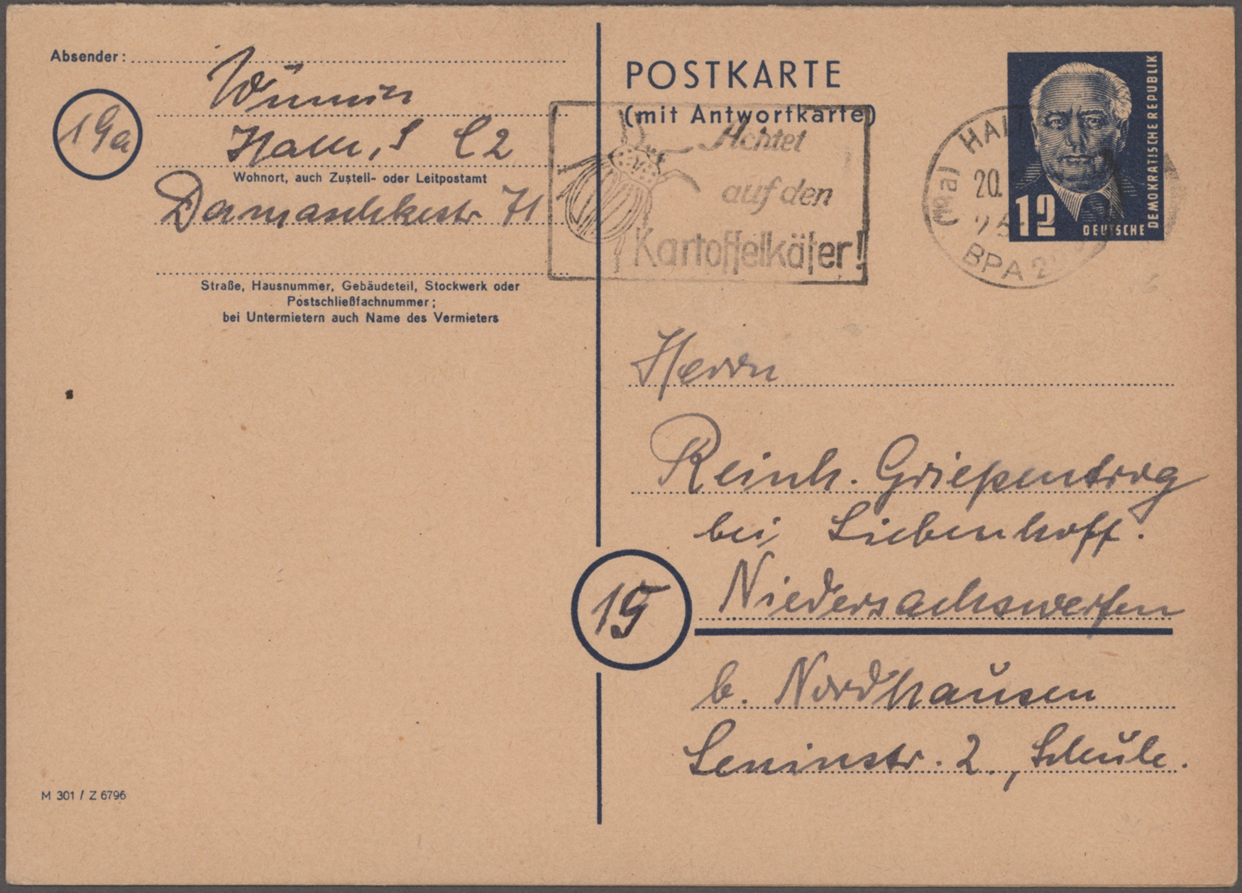 Lot 11501 - ddr - ganzsachen - Auktionshaus Christoph Gärtner GmbH & Co. KG 57th AUCTION - Day 5 Lot 11501 - ddr - ganzsachen - Auktionshaus Christoph Gärtner GmbH & Co. KG 57th AUCTION - Day 5
