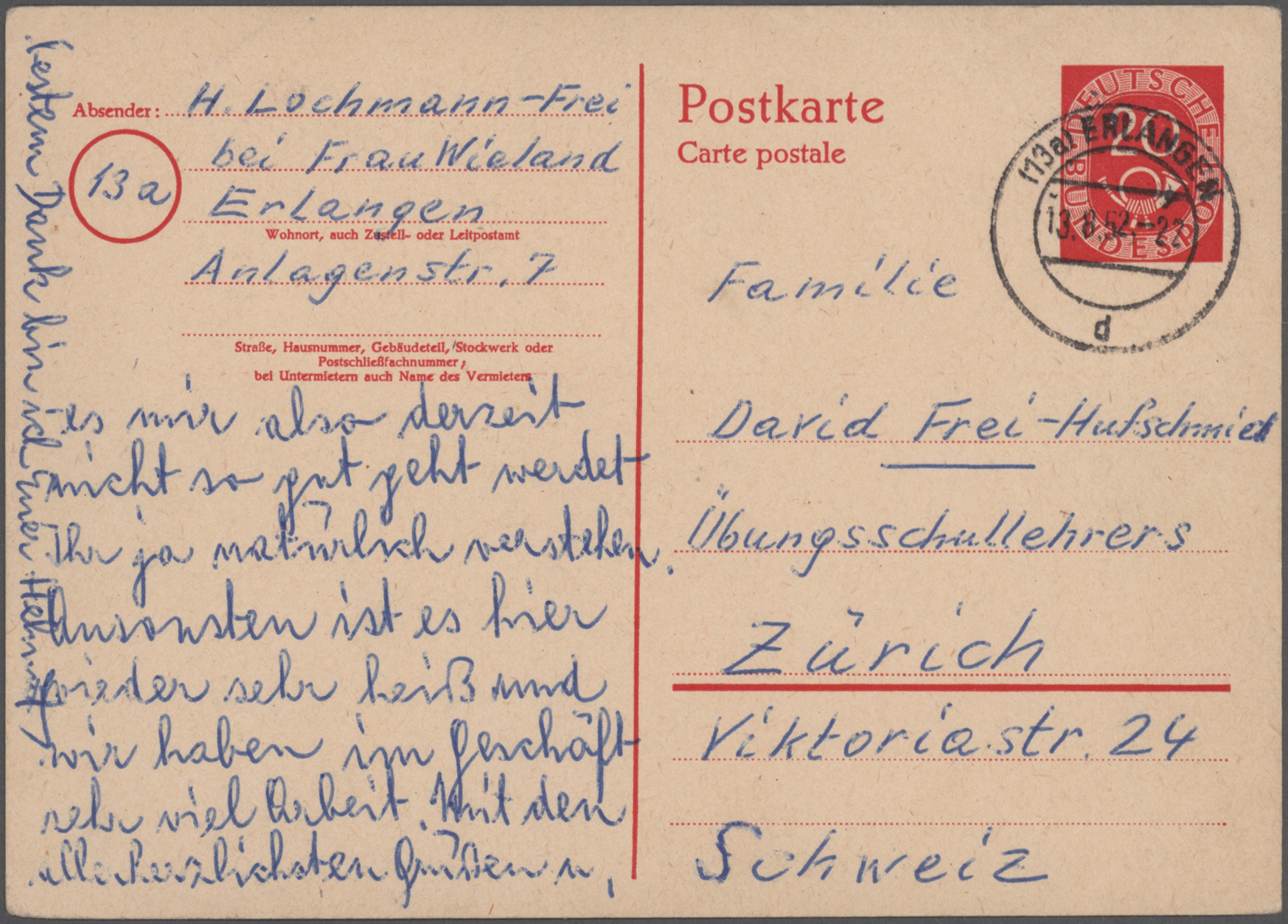 Lot 12062 - Bundesrepublik - Ganzsachen - Auktionshaus Christoph Gärtner GmbH & Co. KG 57th AUCTION - Day 5 Lot 12062 - Bundesrepublik - Ganzsachen - Auktionshaus Christoph Gärtner GmbH & Co. KG 57th AUCTION - Day 5