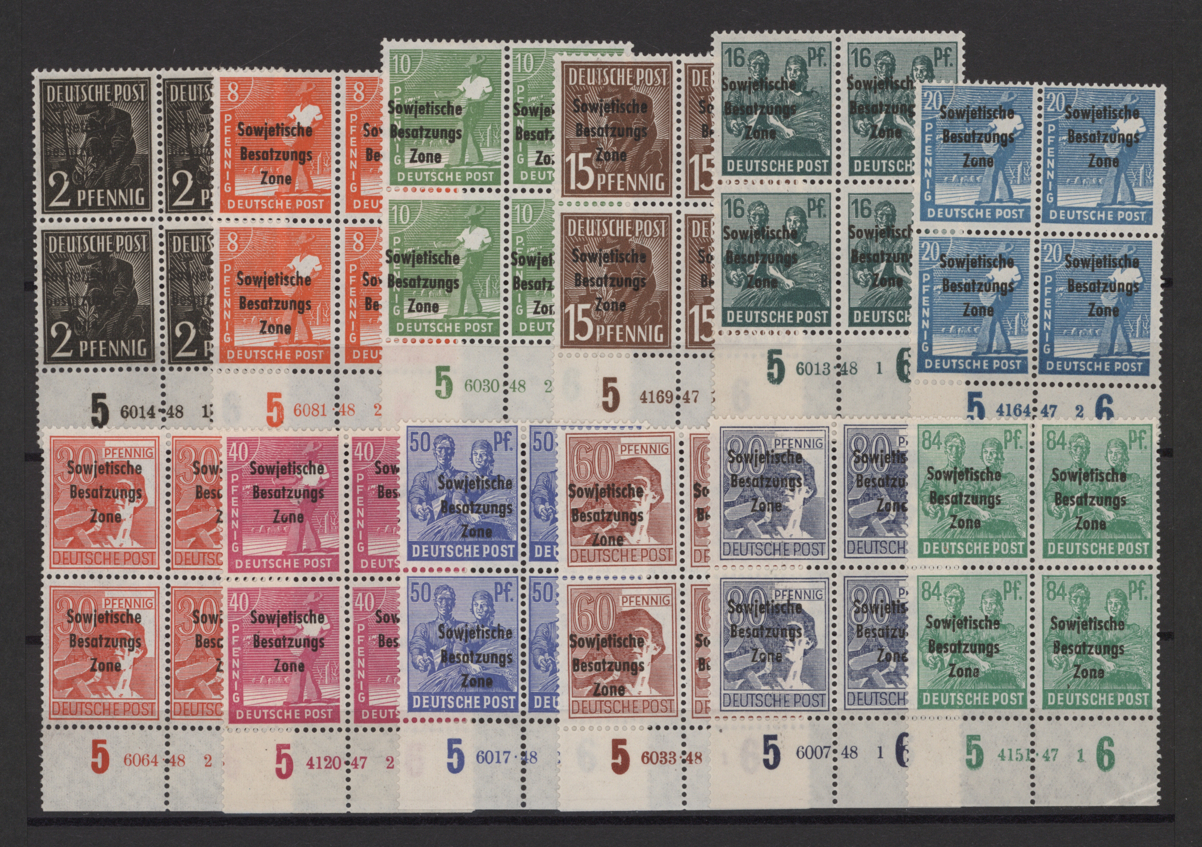 Lot 14851 - Sowjetische Zone - Allgemeine Ausgaben - Auktionshaus Christoph Gärtner GmbH & Co. KG 58th AUCTION - Day 5 Lot 14851 - Sowjetische Zone - Allgemeine Ausgaben - Auktionshaus Christoph Gärtner GmbH & Co. KG 58th AUCTION - Day 5