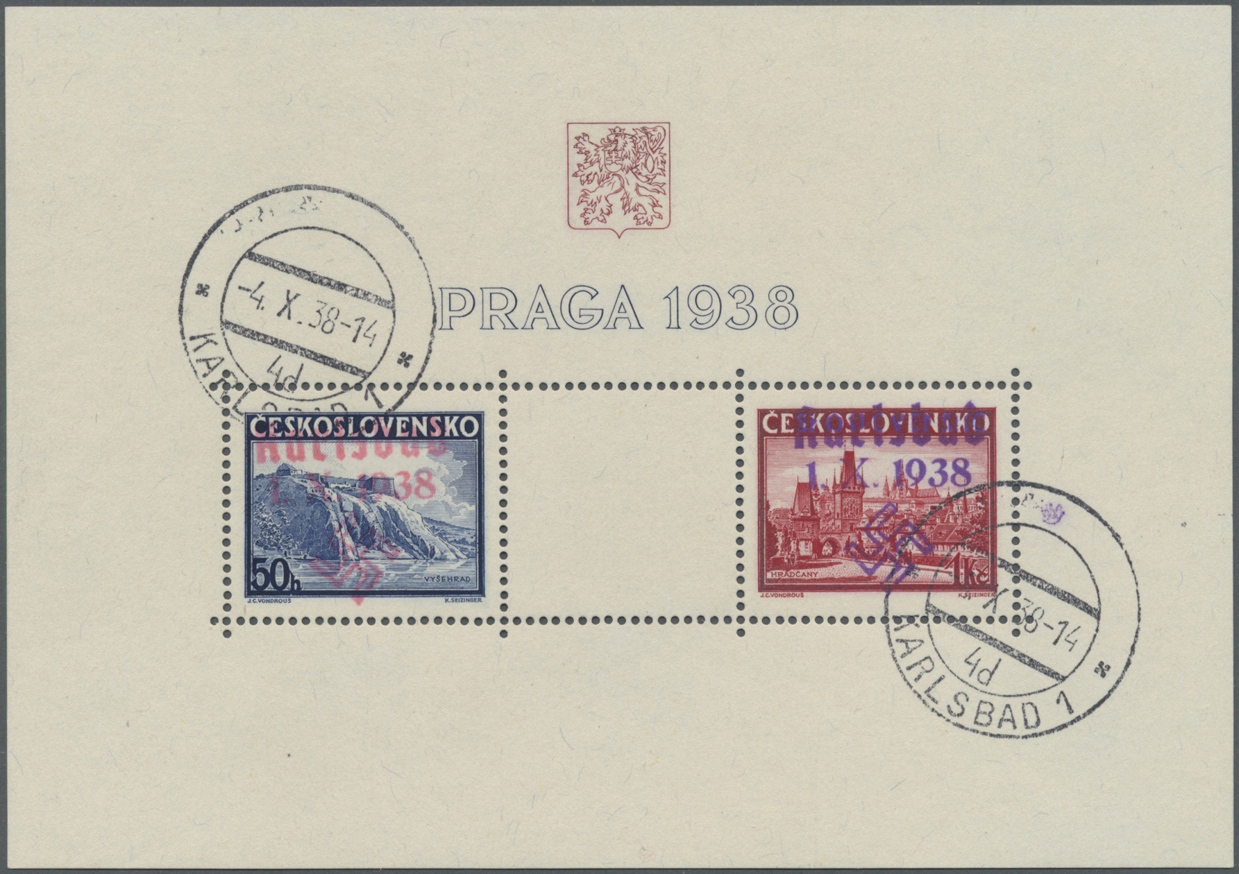 Lot 1510 - sudetenland - karlsbad - Auction #211 Lot 1510 - sudetenland - karlsbad - Auction #211