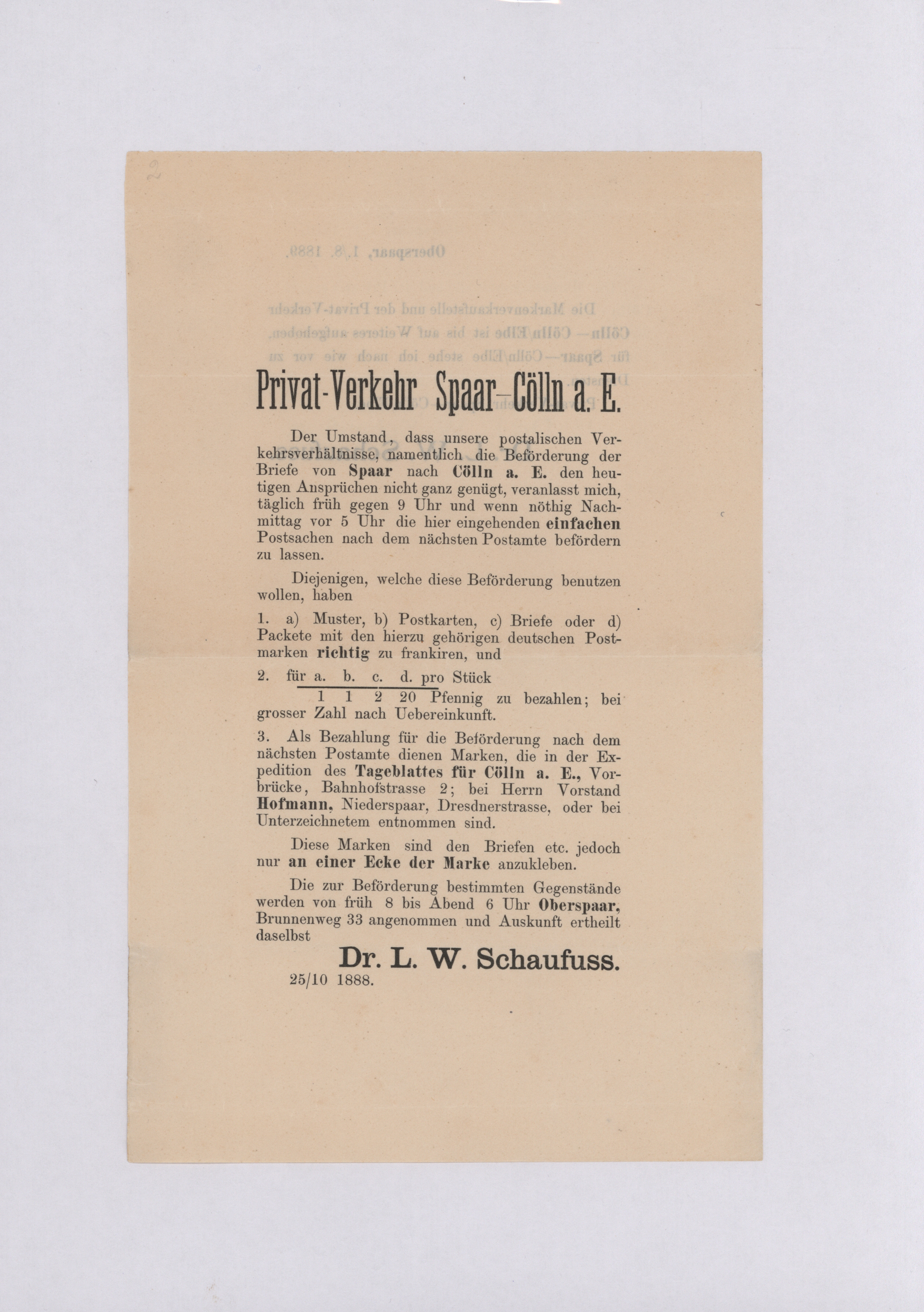 Lot 10230 - Deutsches Reich - Privatpost (Stadtpost)  -  Auktionshaus Christoph Gärtner GmbH & Co. KG 58th AUCTION - Day 3