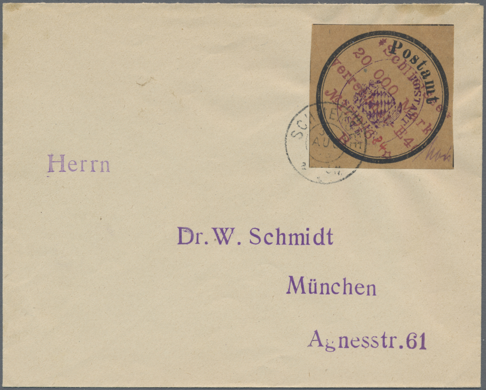 Stamp Auction Deutsches Reich Lokalausgaben 1918/23 50th Auction