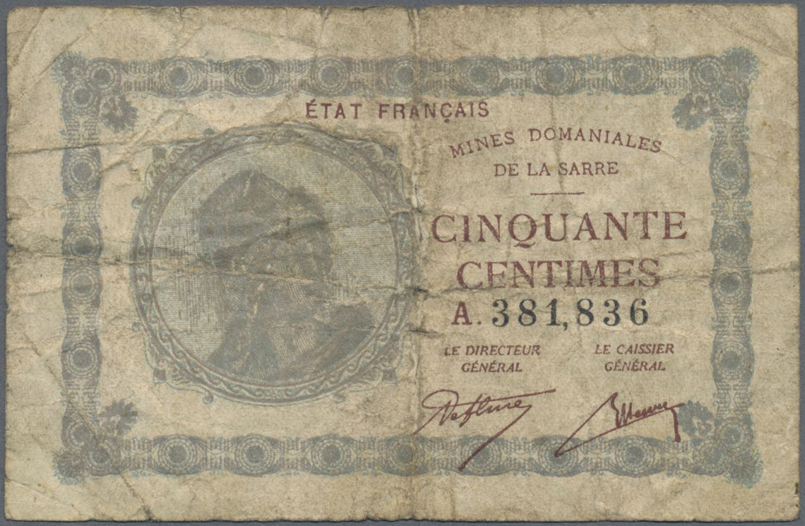 Lot 03014 - France / Frankreich | Banknoten - Auktionshaus Christoph Gärtner GmbH & Co. KG Sale #45 Banknotes Worldwide Lot 03014 - France / Frankreich | Banknoten - Auktionshaus Christoph Gärtner GmbH & Co. KG Sale #45 Banknotes Worldwide