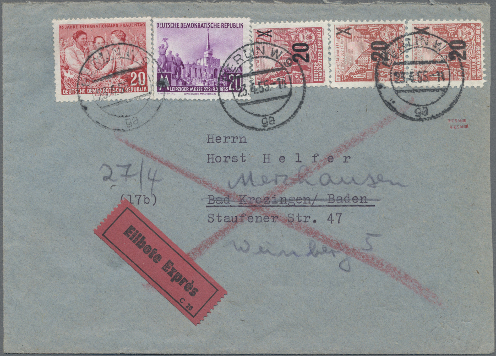 Lot 06497 - DDR - Propagandafälschungen  -  Auktionshaus Christoph Gärtner GmbH & Co. KG 57th AUCTION - Day 3