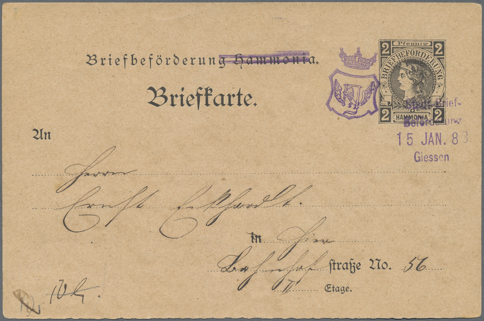 Lot 10325 - Deutsches Reich - Privatpost (Stadtpost)  -  Auktionshaus Christoph Gärtner GmbH & Co. KG 58th AUCTION - Day 3