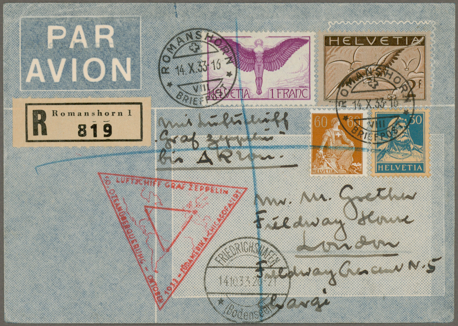 Lot 03167 - zeppelinpost europa - Auktionshaus Christoph Gärtner GmbH & Co. KG 57th AUCTION - Day 2 Lot 03167 - zeppelinpost europa - Auktionshaus Christoph Gärtner GmbH & Co. KG 57th AUCTION - Day 2