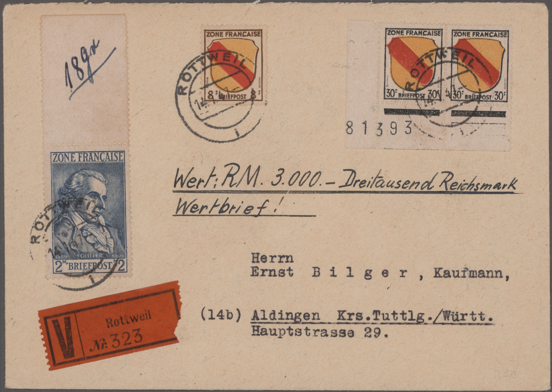 Lot 11701 - französische zone  -  Auktionshaus Christoph Gärtner GmbH & Co. KG 57th AUCTION - Day 5