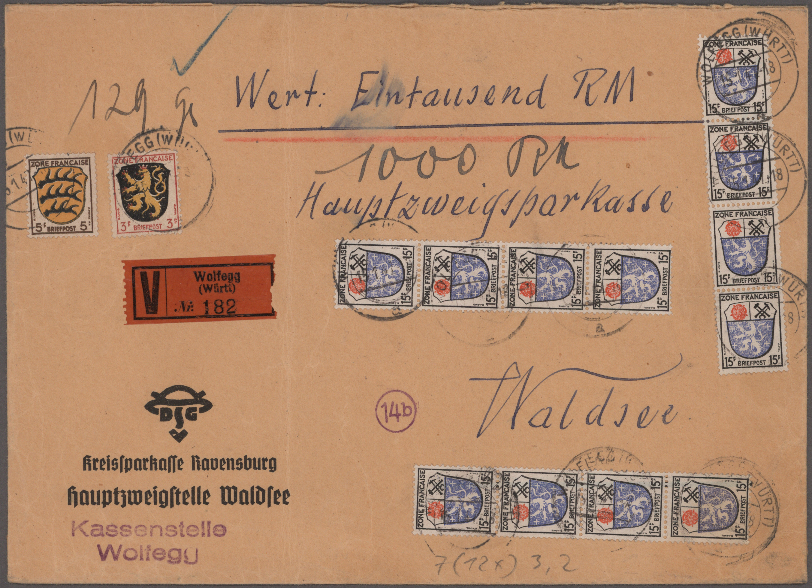 Lot 11702 - französische zone  -  Auktionshaus Christoph Gärtner GmbH & Co. KG 57th AUCTION - Day 5
