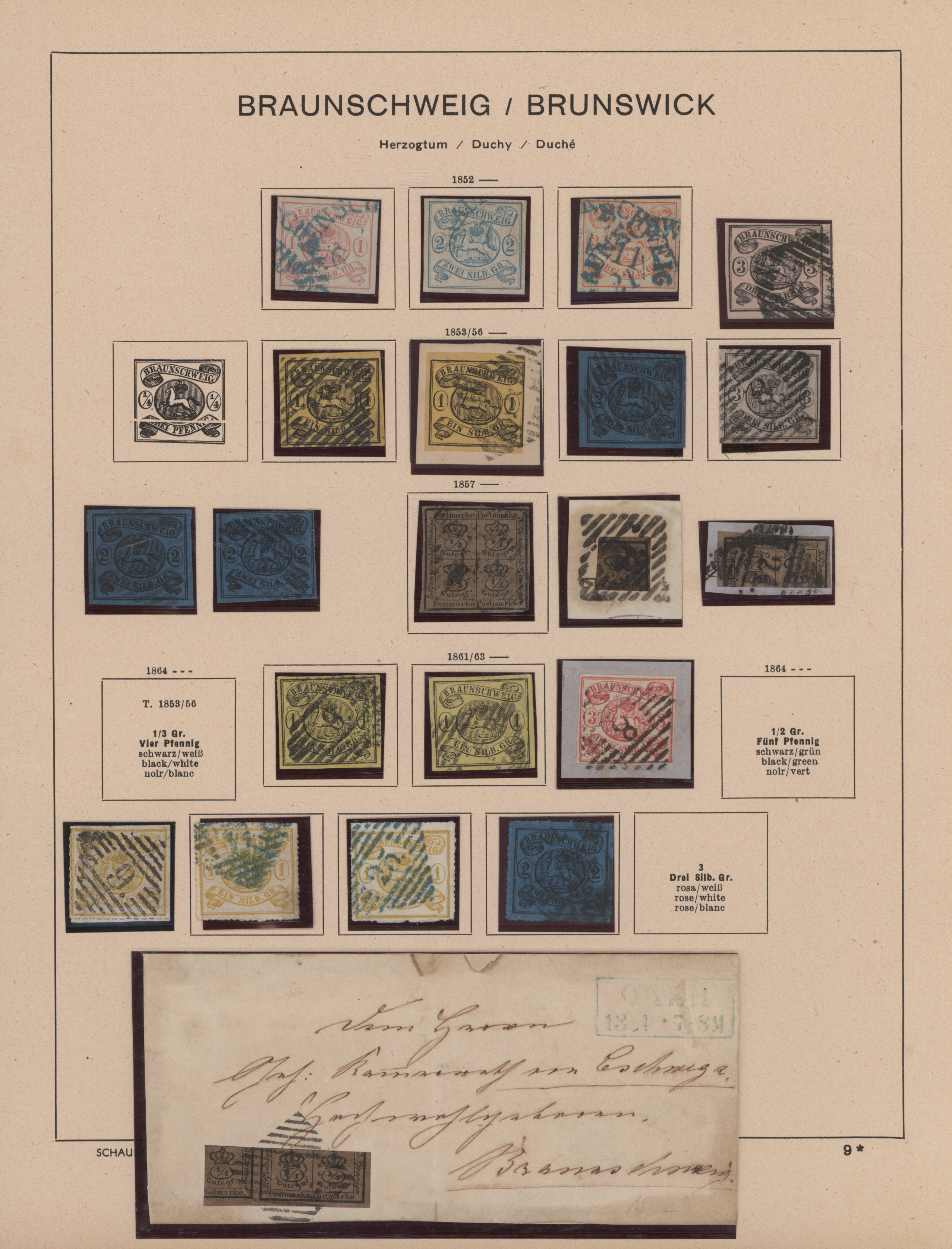 Lot 10234 - Braunschweig - Marken und Briefe - Auktionshaus Christoph Gärtner GmbH & Co. KG 57th AUCTION - Day 5 Lot 10234 - Braunschweig - Marken und Briefe - Auktionshaus Christoph Gärtner GmbH & Co. KG 57th AUCTION - Day 5