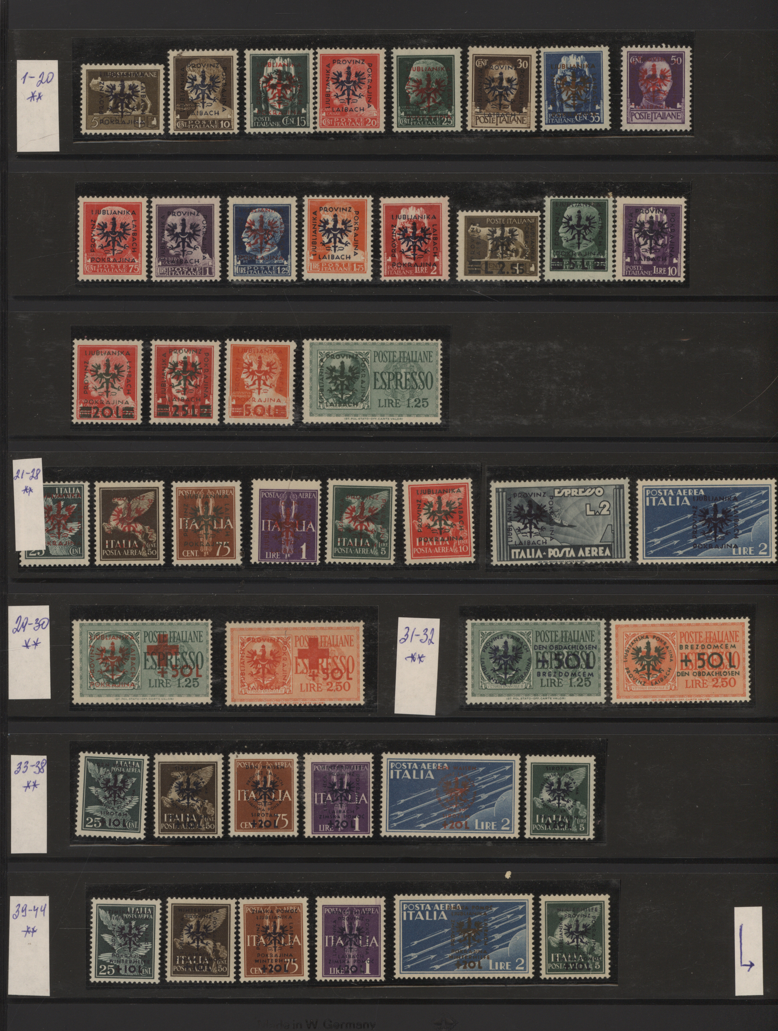 Lot 11429 - Dt. Besetzung II WK - Laibach - Auktionshaus Christoph Gärtner GmbH & Co. KG 56th AUCTION - Day 5 Lot 11429 - Dt. Besetzung II WK - Laibach - Auktionshaus Christoph Gärtner GmbH & Co. KG 56th AUCTION - Day 5