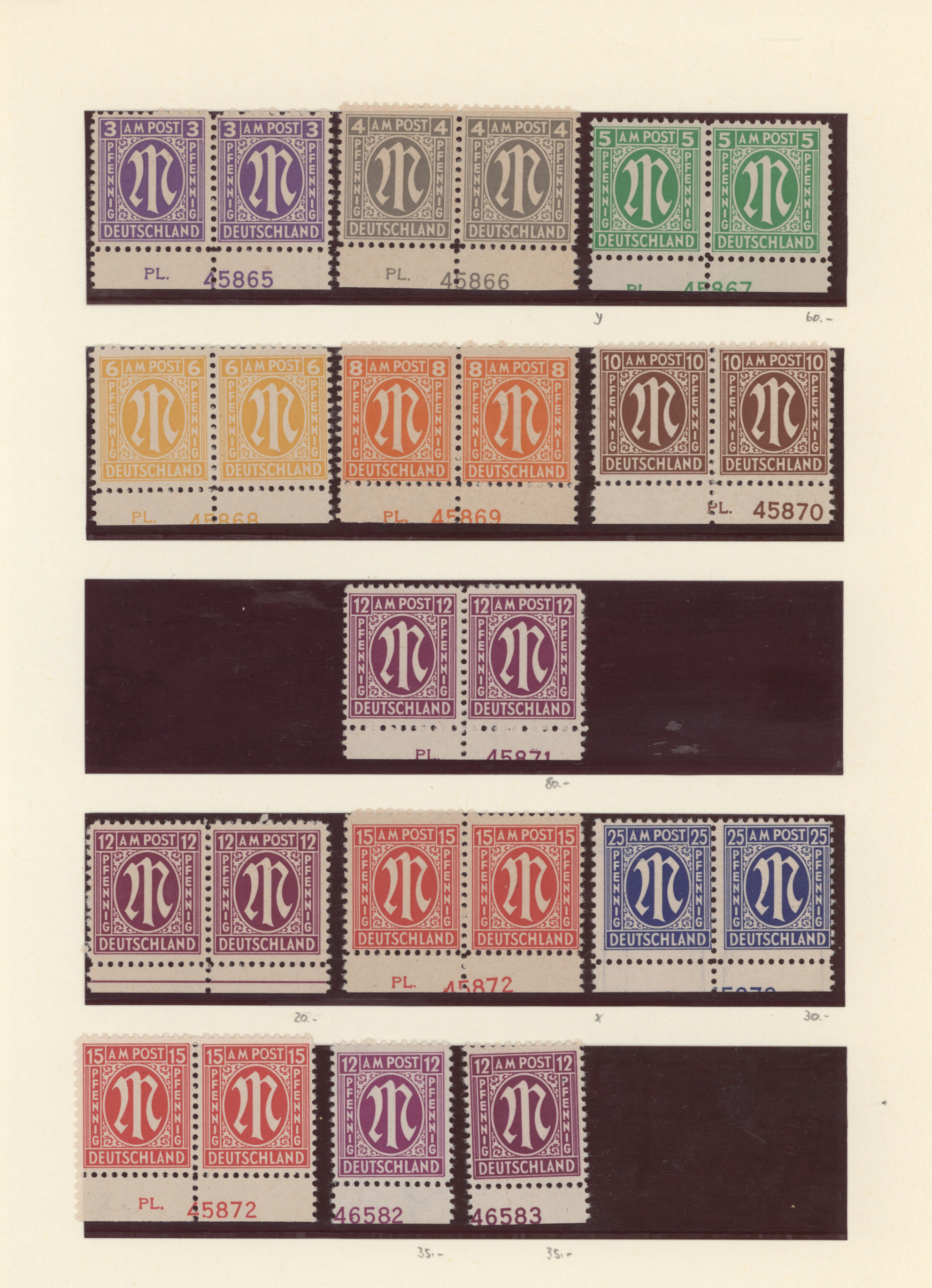 Lot 11778 - bizone - Auktionshaus Christoph Gärtner GmbH & Co. KG 57th AUCTION - Day 5 Lot 11778 - bizone - Auktionshaus Christoph Gärtner GmbH & Co. KG 57th AUCTION - Day 5