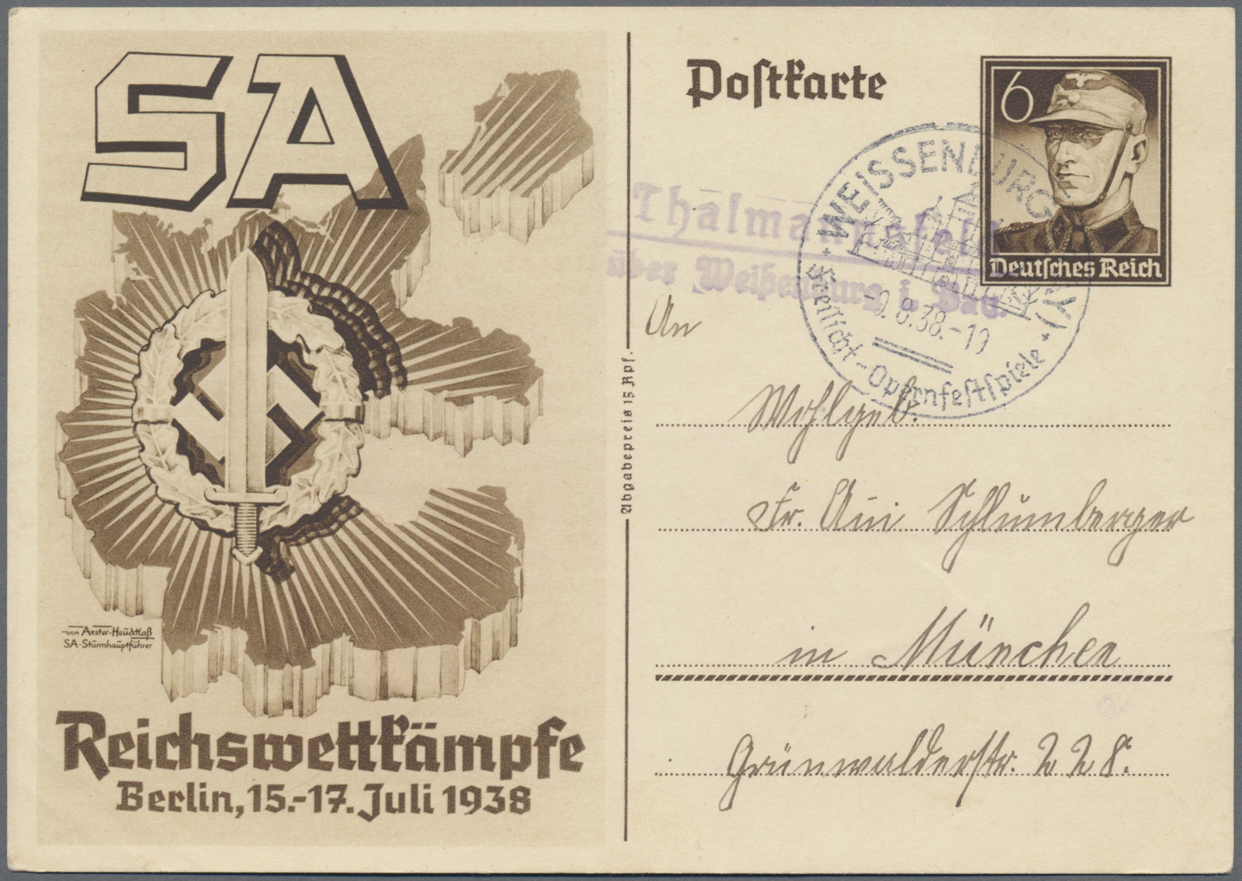 Lot 36712 - Deutsches Reich - 3. Reich  -  Auktionshaus Christoph Gärtner GmbH & Co. KG Sale #44 Collections Germany