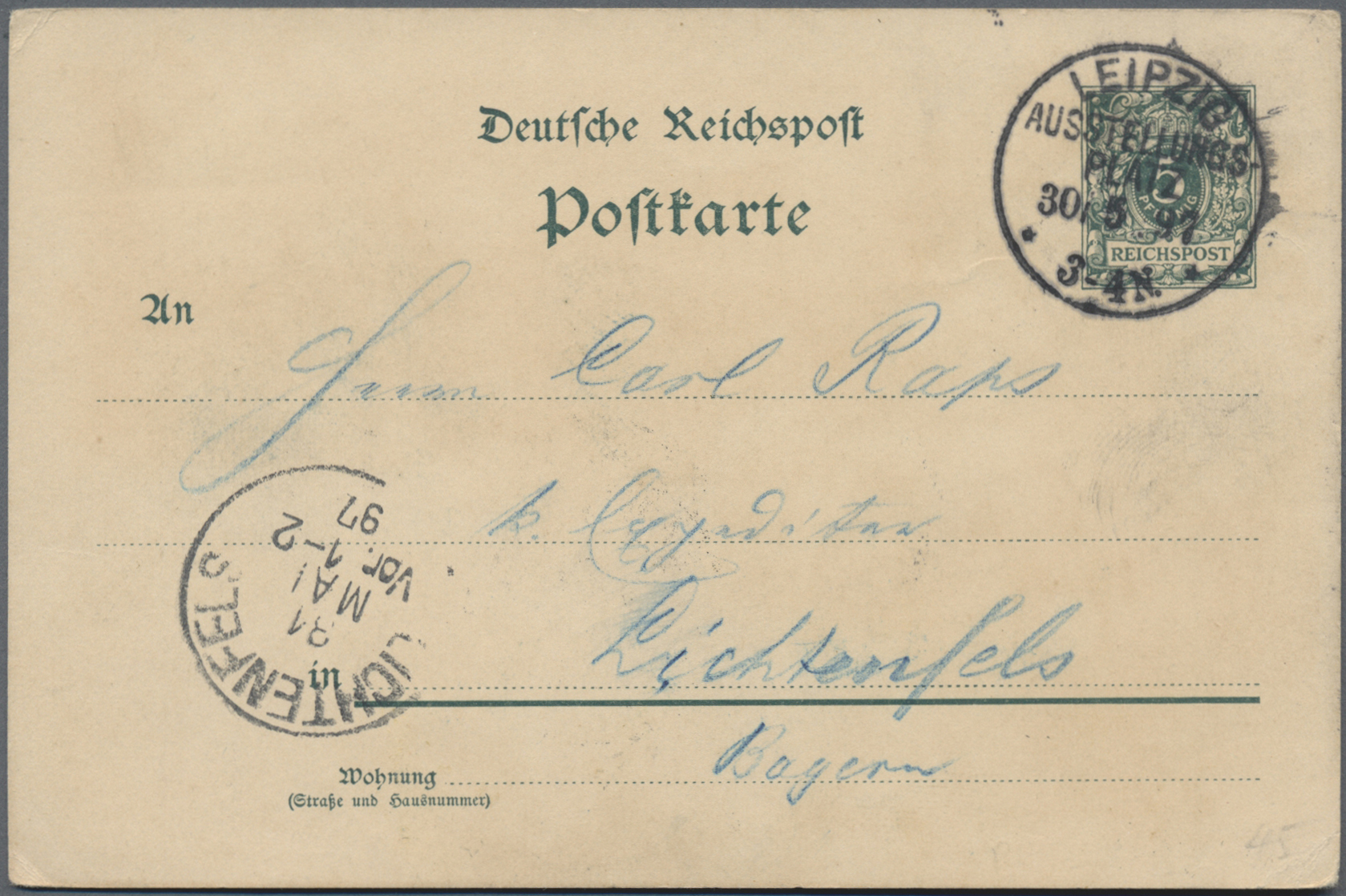Stamp Auction thematik leipziger messe / leipzig fair Sale 43