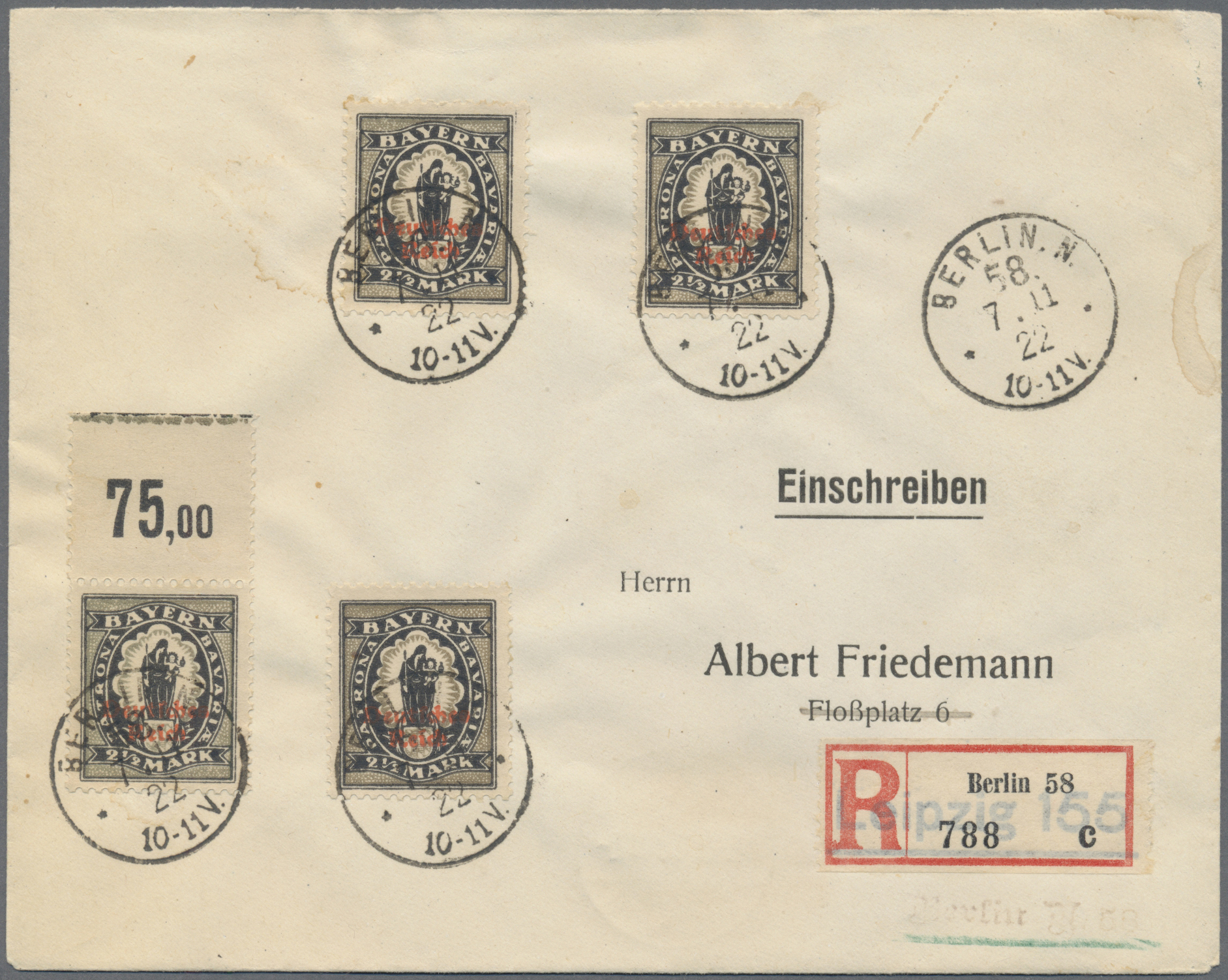 Lot 23291 - Deutsches Reich - Inflation  -  Auktionshaus Christoph Gärtner GmbH & Co. KG 50th Auction Anniversary Auction - Day 7