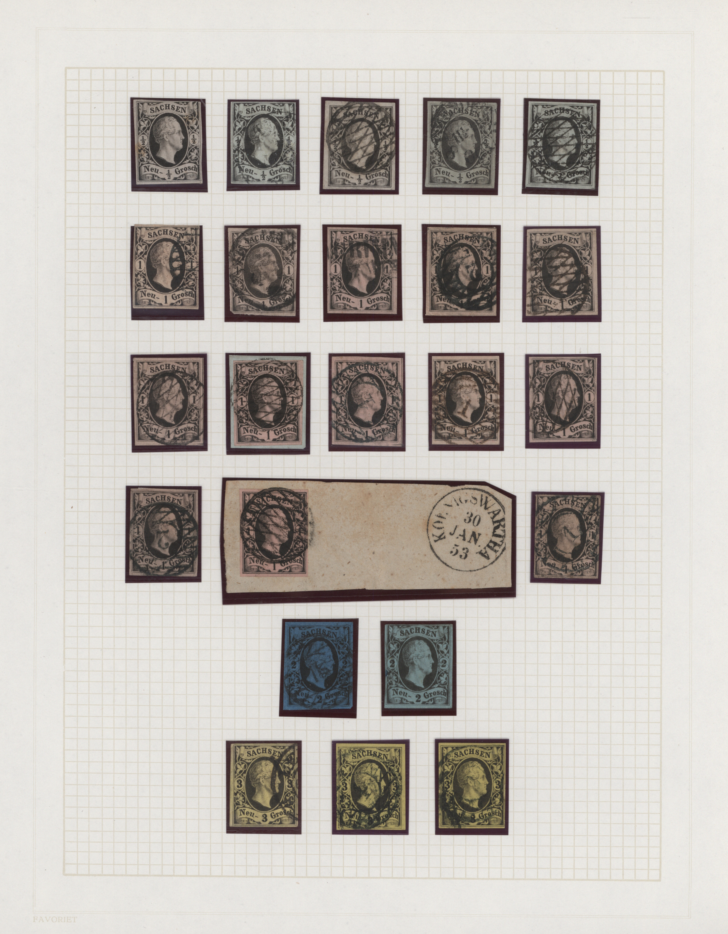 Lot 10283 - Sachsen - Marken und Briefe - Auktionshaus Christoph Gärtner GmbH & Co. KG 57th AUCTION - Day 5 Lot 10283 - Sachsen - Marken und Briefe - Auktionshaus Christoph Gärtner GmbH & Co. KG 57th AUCTION - Day 5