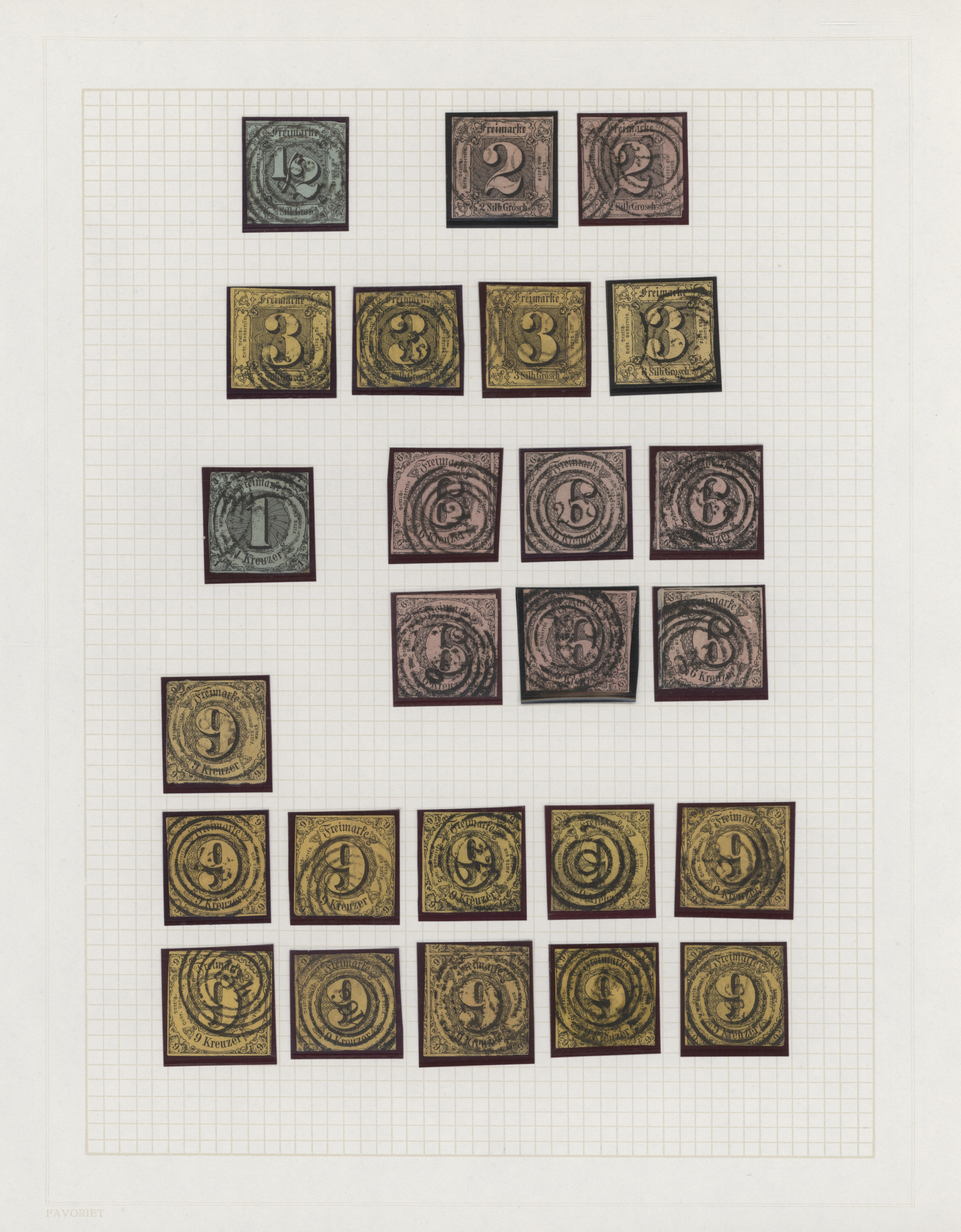 Lot 10303 - Thurn & Taxis - Marken und Briefe - Auktionshaus Christoph Gärtner GmbH & Co. KG 57th AUCTION - Day 5 Lot 10303 - Thurn & Taxis - Marken und Briefe - Auktionshaus Christoph Gärtner GmbH & Co. KG 57th AUCTION - Day 5