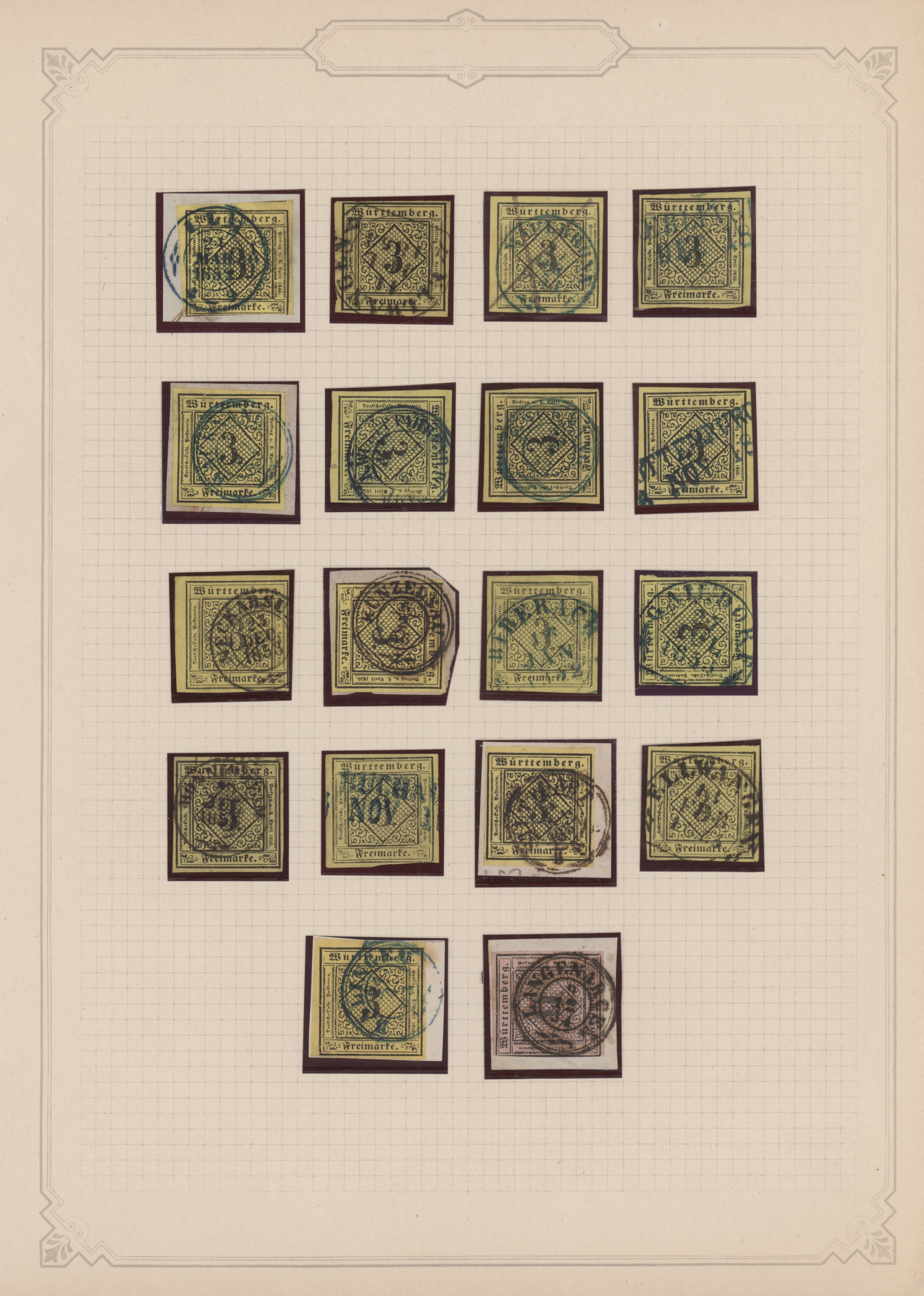 Lot 10361 - Württemberg - Marken und Briefe  -  Auktionshaus Christoph Gärtner GmbH & Co. KG 57th AUCTION - Day 5