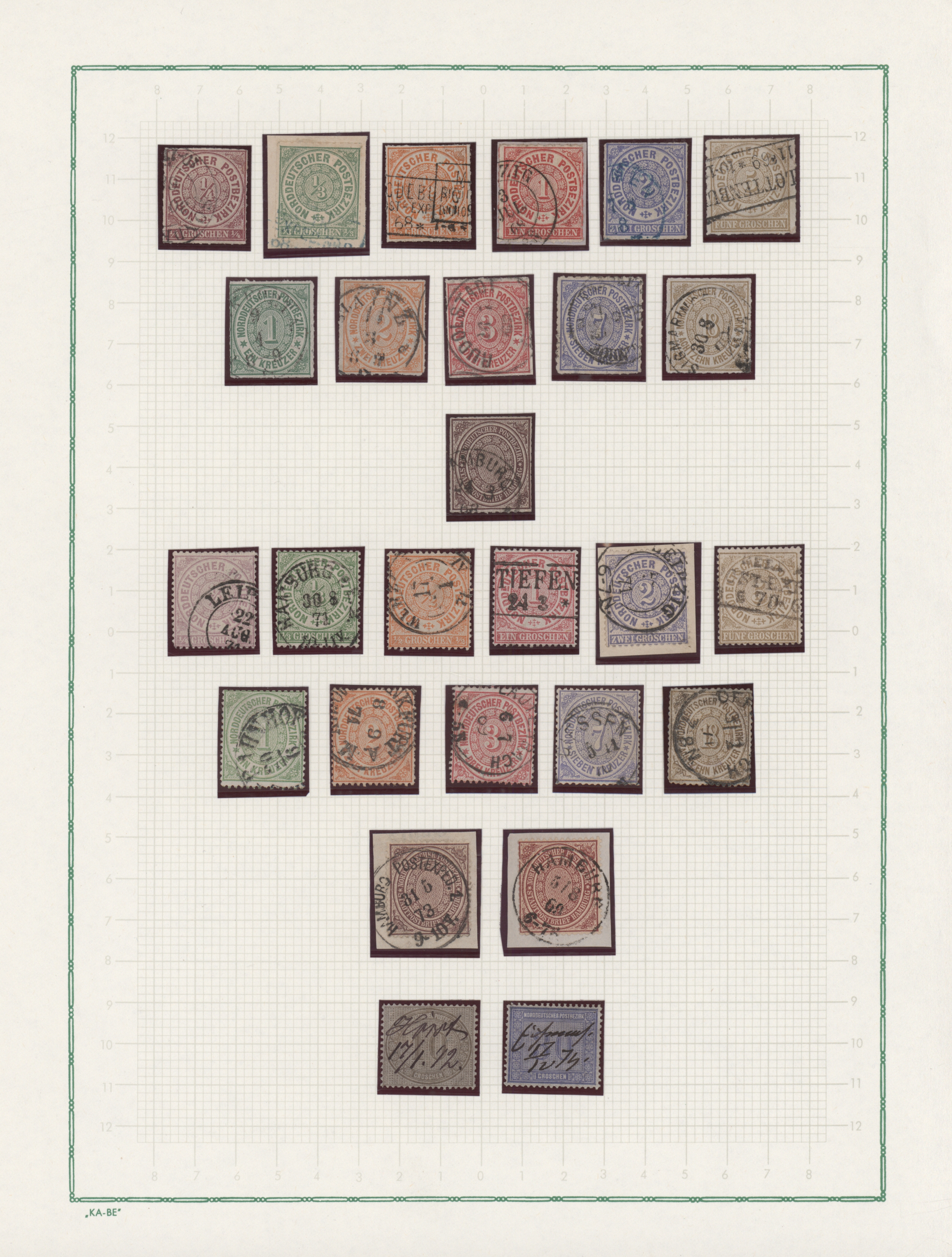 Lot 10421 - Norddeutscher Bund - Marken und Briefe - Auktionshaus Christoph Gärtner GmbH & Co. KG 57th AUCTION - Day 5 Lot 10421 - Norddeutscher Bund - Marken und Briefe - Auktionshaus Christoph Gärtner GmbH & Co. KG 57th AUCTION - Day 5