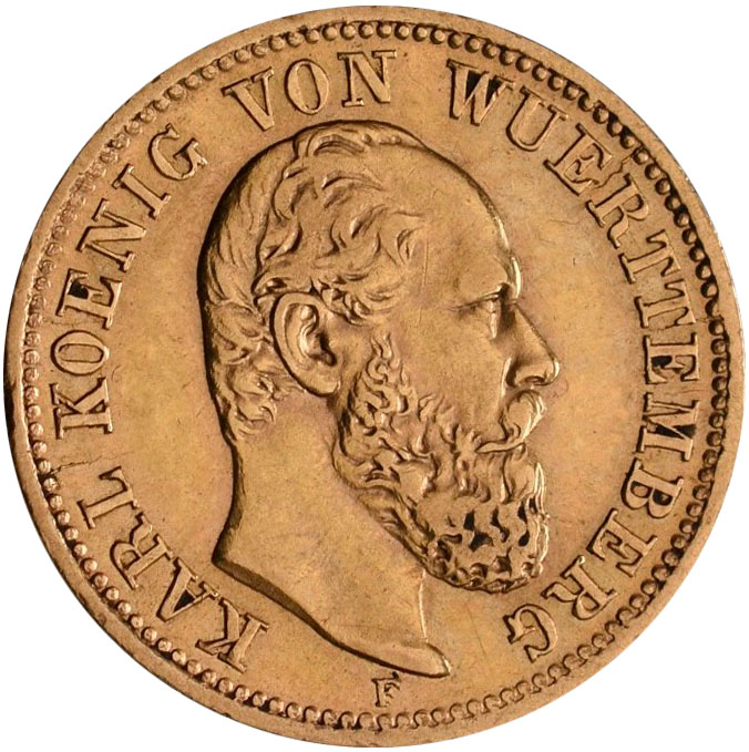 Lot 00391 - Württemberg | Goldmünzen 5, 10 und 20 Mark - Deutsches Kaiserreich - Auktionshaus Christoph Gärtner GmbH & Co. KG 58th AUCTION - Day 1 Lot 00391 - Württemberg | Goldmünzen 5, 10 und 20 Mark - Deutsches Kaiserreich - Auktionshaus Christoph Gärtner GmbH & Co. KG 58th AUCTION - Day 1
