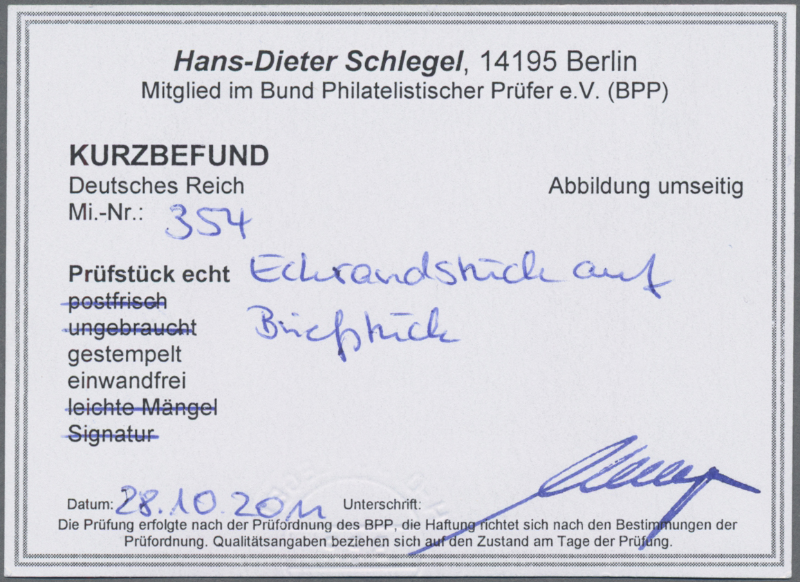 Lot 4969 - Deutsches Reich - Weimar  -  Auktionshaus Christoph Gärtner GmbH & Co. KG 54th AUCTION - Day 3