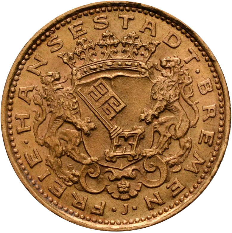 Lot 00369 - Bremen | Goldmünzen 5, 10 und 20 Mark - Deutsches Kaiserreich - Auktionshaus Christoph Gärtner GmbH & Co. KG 58th AUCTION - Day 1 Lot 00369 - Bremen | Goldmünzen 5, 10 und 20 Mark - Deutsches Kaiserreich - Auktionshaus Christoph Gärtner GmbH & Co. KG 58th AUCTION - Day 1