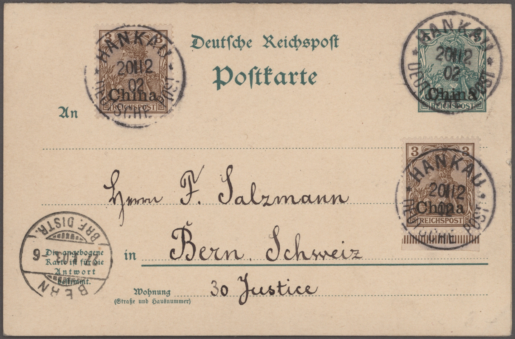 Lot 10958 - deutsche auslandspostämter - Auktionshaus Christoph Gärtner GmbH & Co. KG 57th AUCTION - Day 5 Lot 10958 - deutsche auslandspostämter - Auktionshaus Christoph Gärtner GmbH & Co. KG 57th AUCTION - Day 5