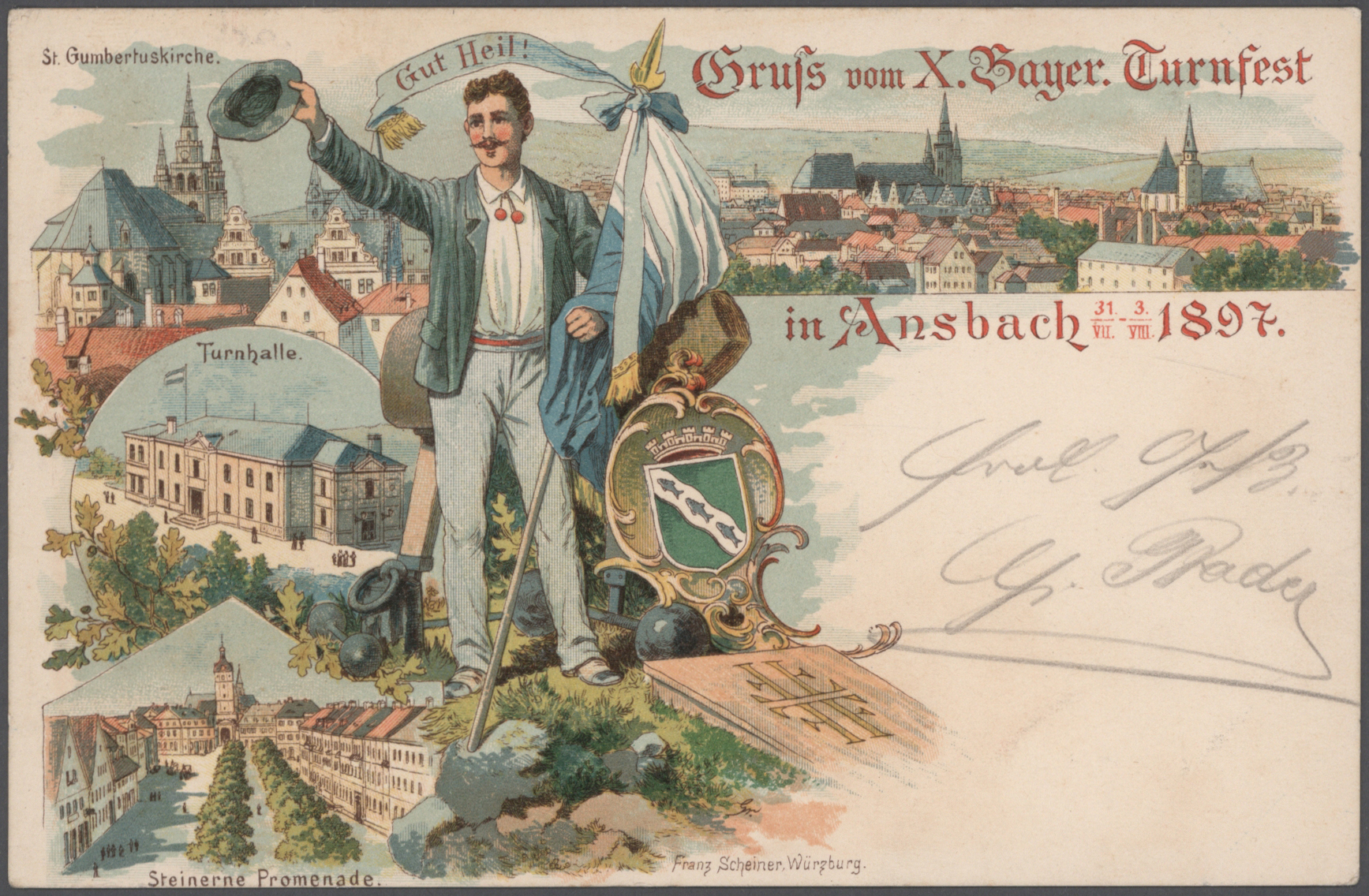 Stamp Auction Ansichtskarten Bayern 50th Auction Anniversary