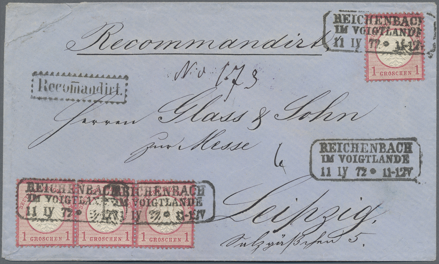 Lot 683 - Deutsches Reich - Brustschild - Auktionshaus Edgar Mohrmann & Co. Internat. Briefmarken-Auktionen GmhH Auction #211 Lot 683 - Deutsches Reich - Brustschild - Auktionshaus Edgar Mohrmann & Co. Internat. Briefmarken-Auktionen GmhH Auction #211
