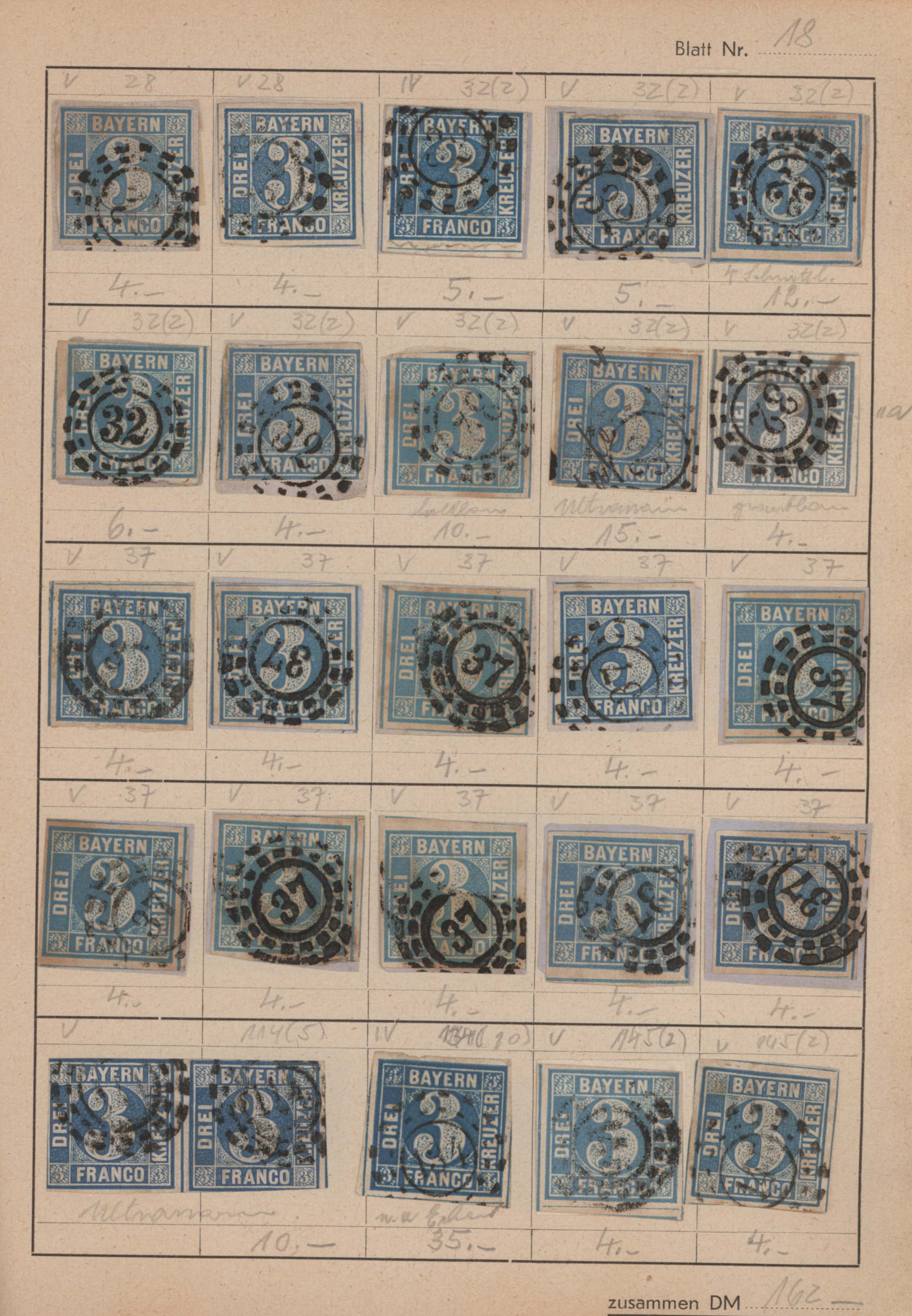 Lot 09755 - Bayern - Marken und Briefe - Auktionshaus Christoph Gärtner GmbH & Co. KG 59th AUCTION - day 5 Lot 09755 - Bayern - Marken und Briefe - Auktionshaus Christoph Gärtner GmbH & Co. KG 59th AUCTION - day 5
